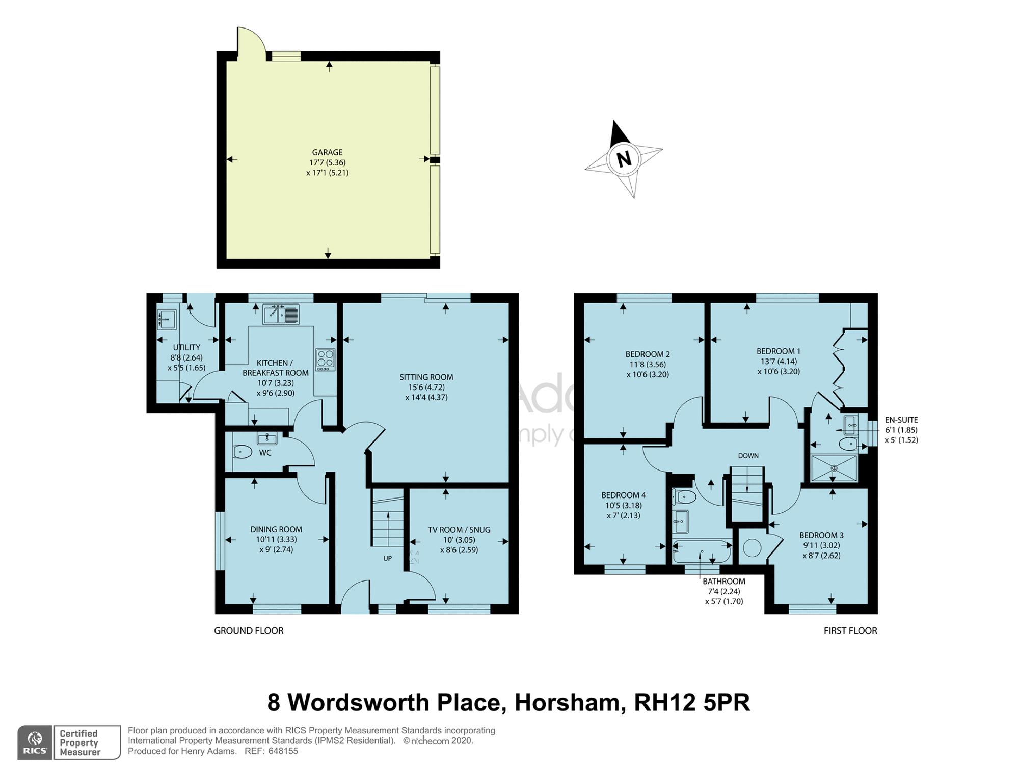 Wordsworth Place, Horsham, RH12 floorplans