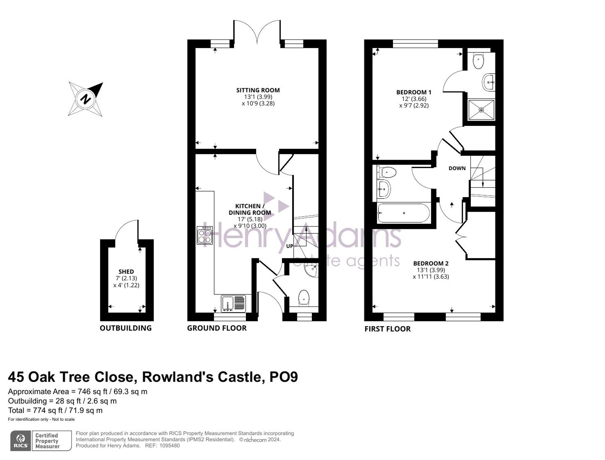 Oak Tree Close, Rowland's Castle, PO9 floorplans