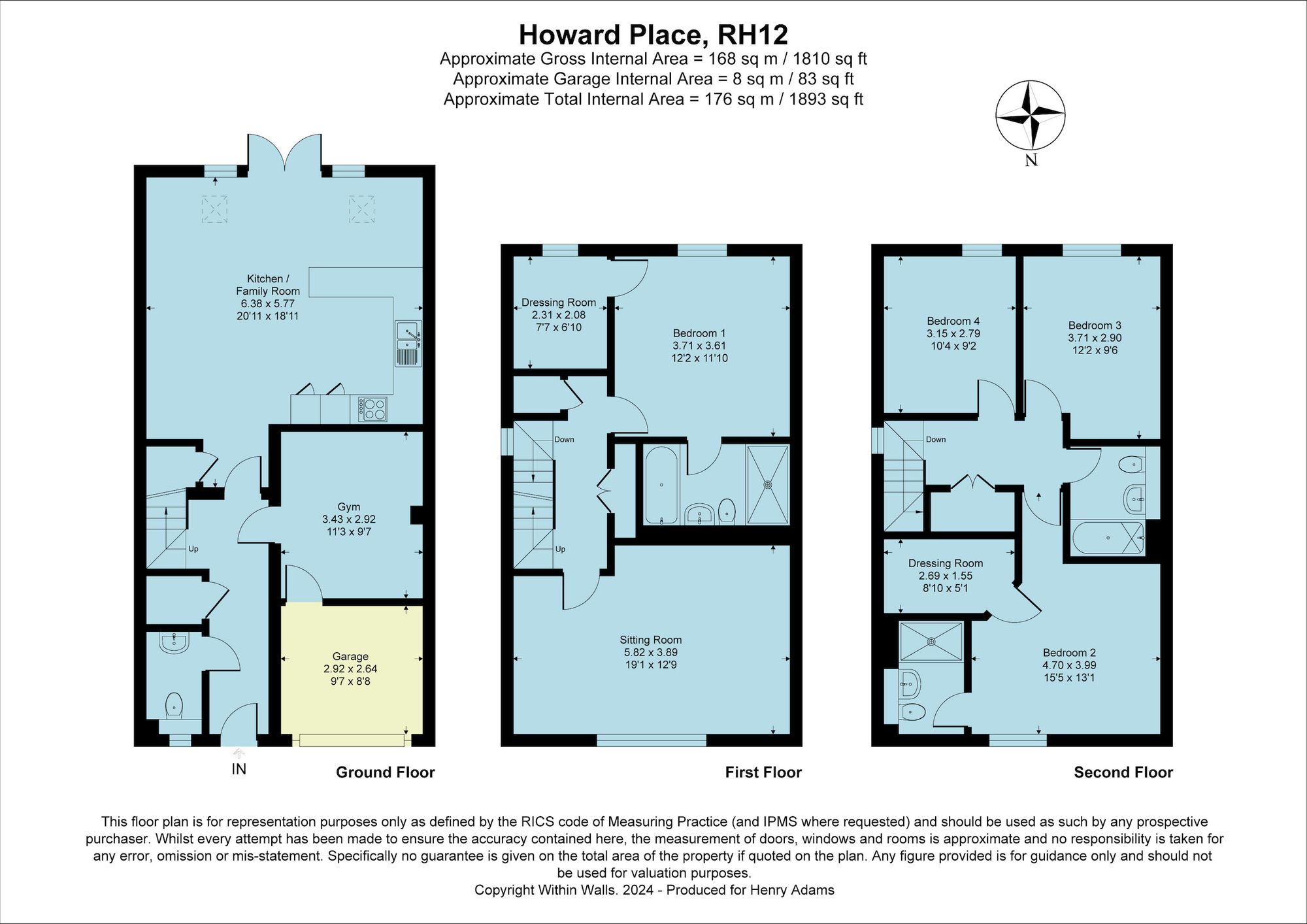 Howard Place, Horsham, RH12 floorplans