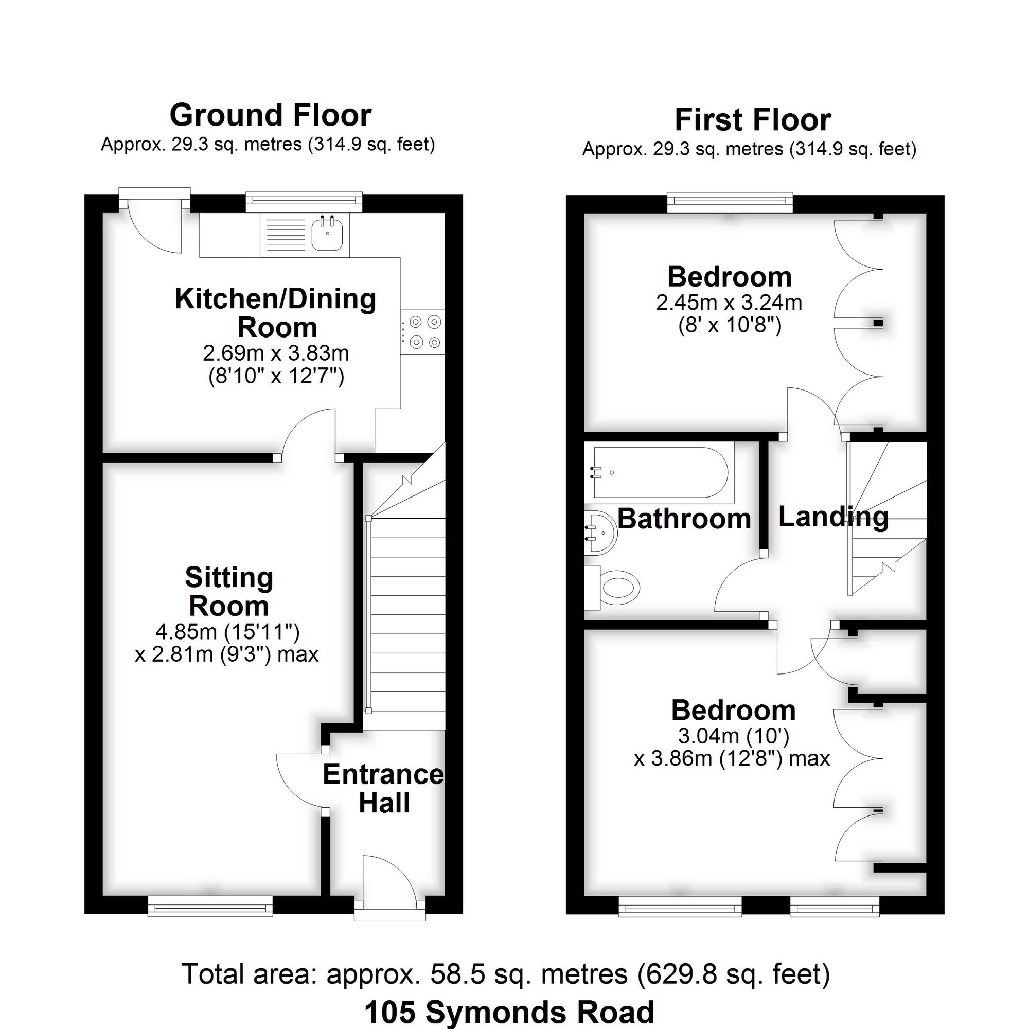 2 Bedroom  For Sale - Symonds Road, Hitchin, SG5