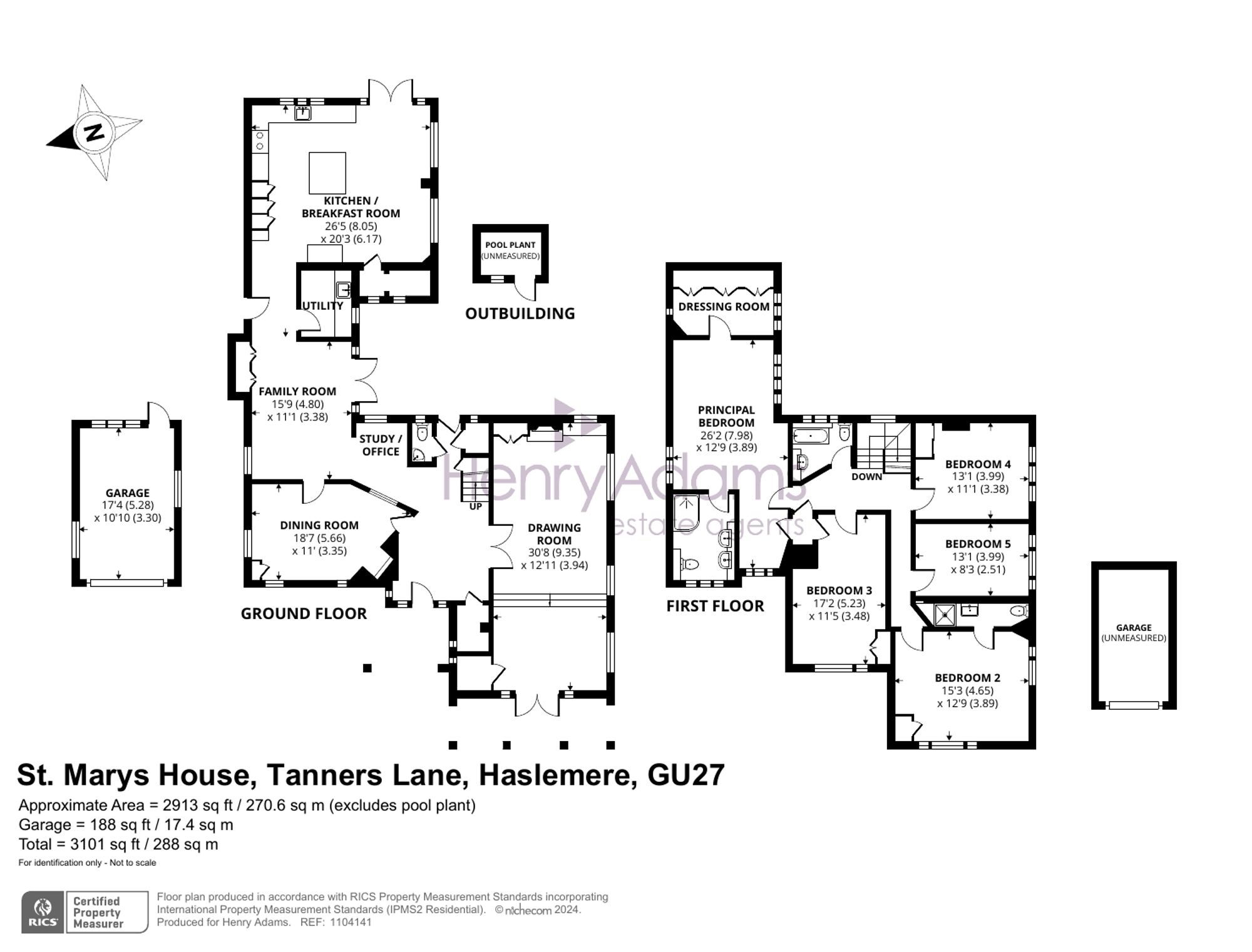 Tanners Lane, Haslemere, GU27 Floor Plans