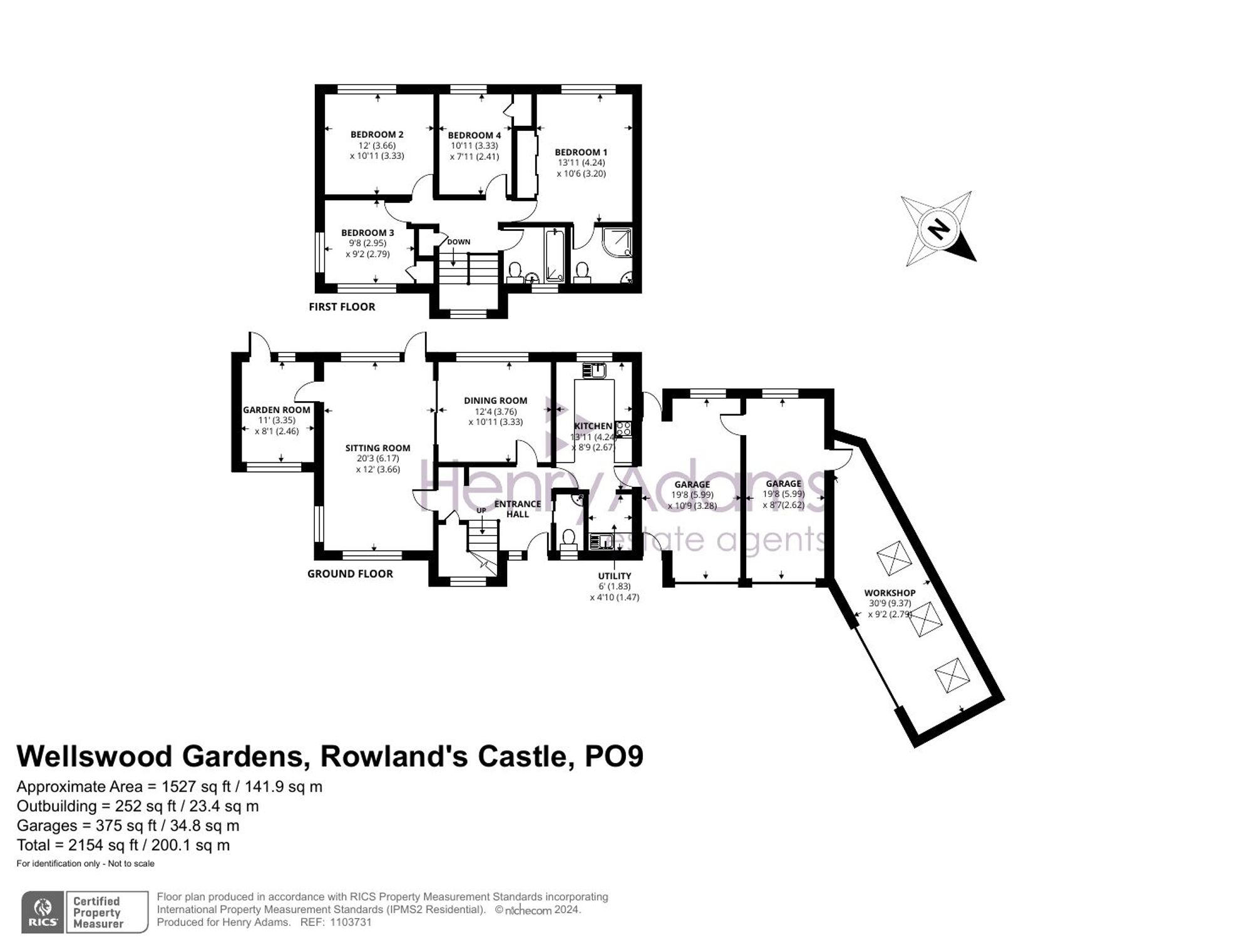 Wellswood Gardens, Rowland's Castle, PO9 floorplans