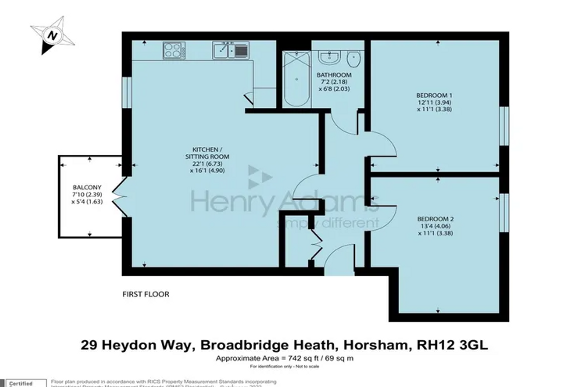 Heydon Way, Broadbridge Heath, RH12 floorplans