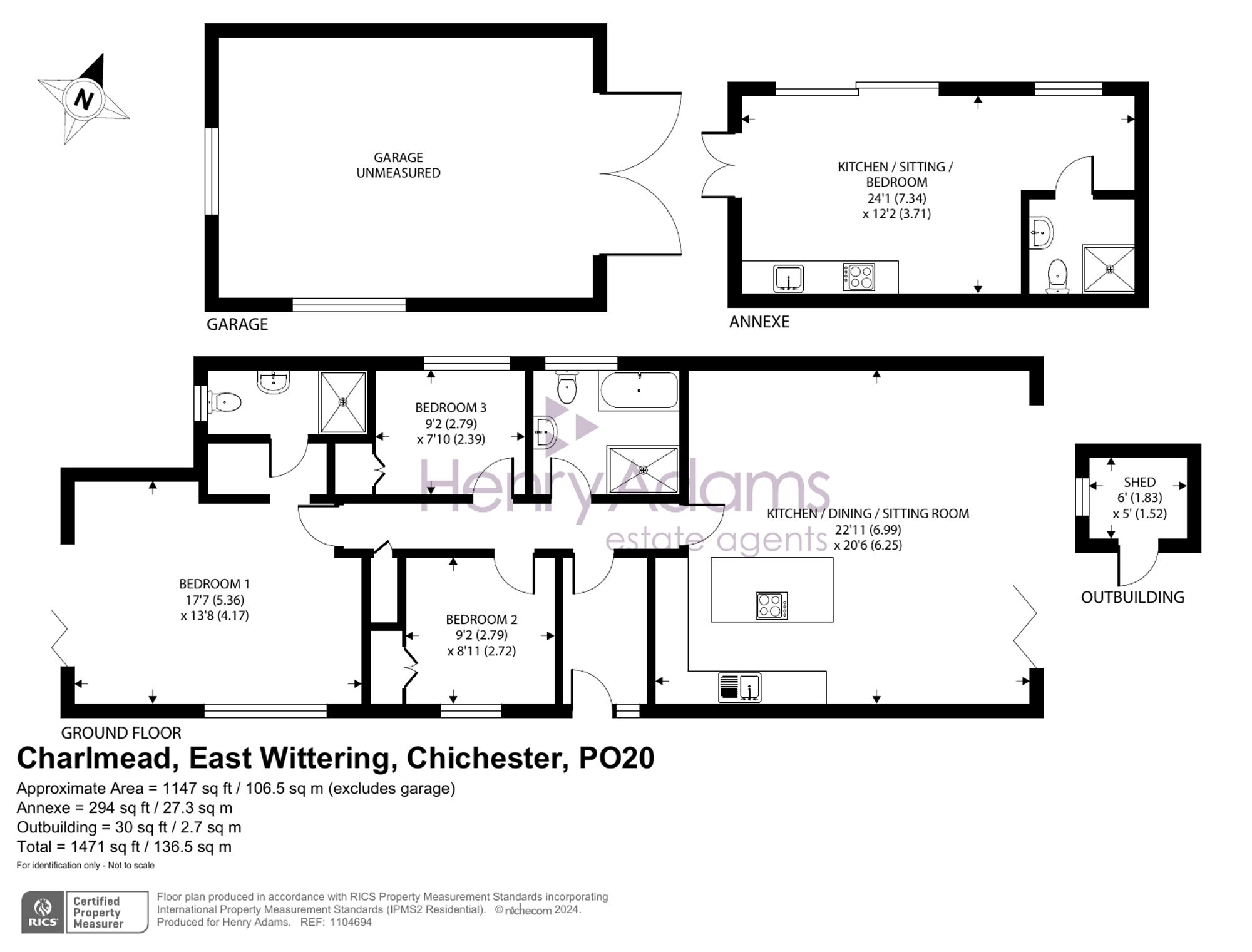 Charlmead, East Wittering, PO20 floorplans