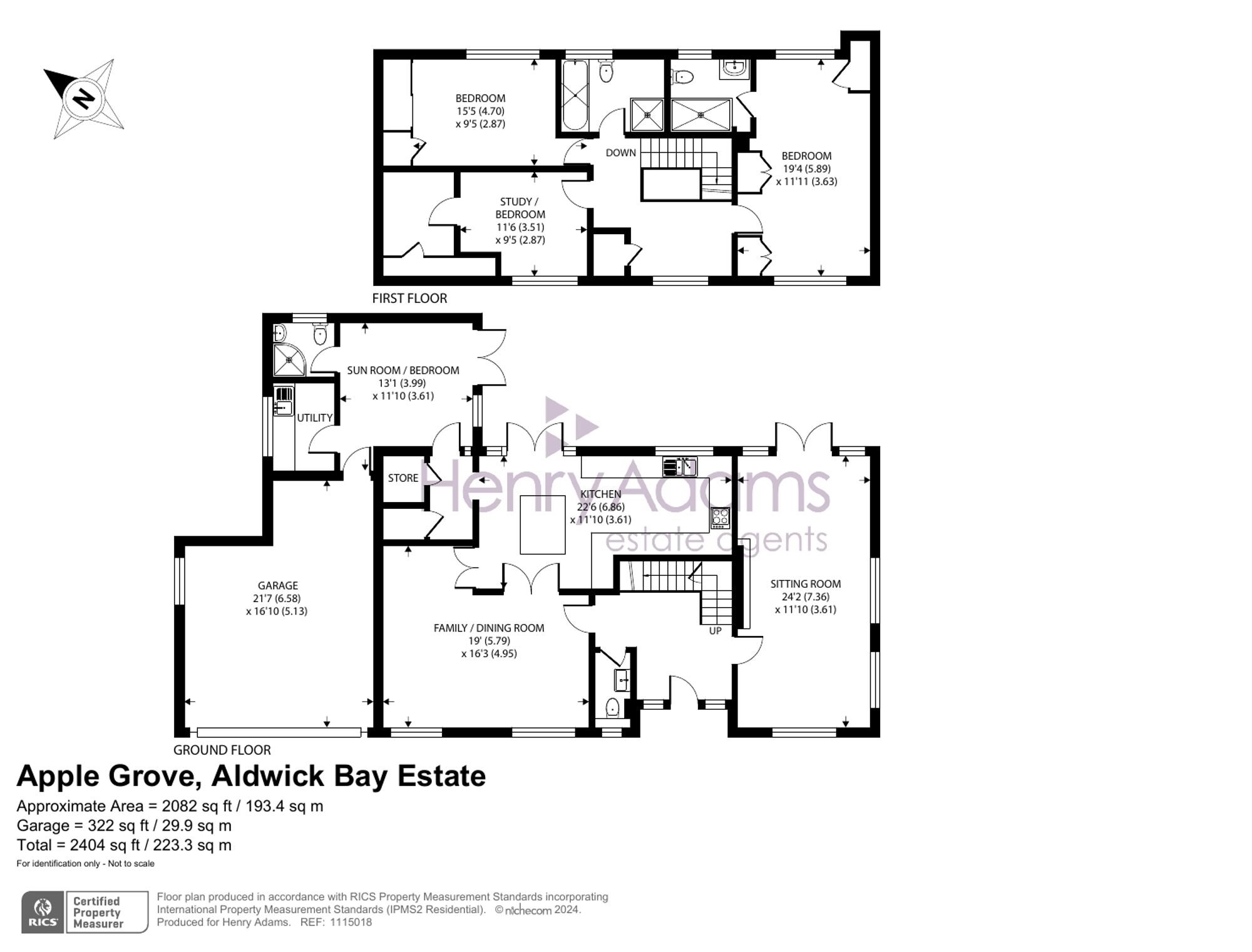 Apple Grove, Aldwick Bay Estate, PO21 floorplan