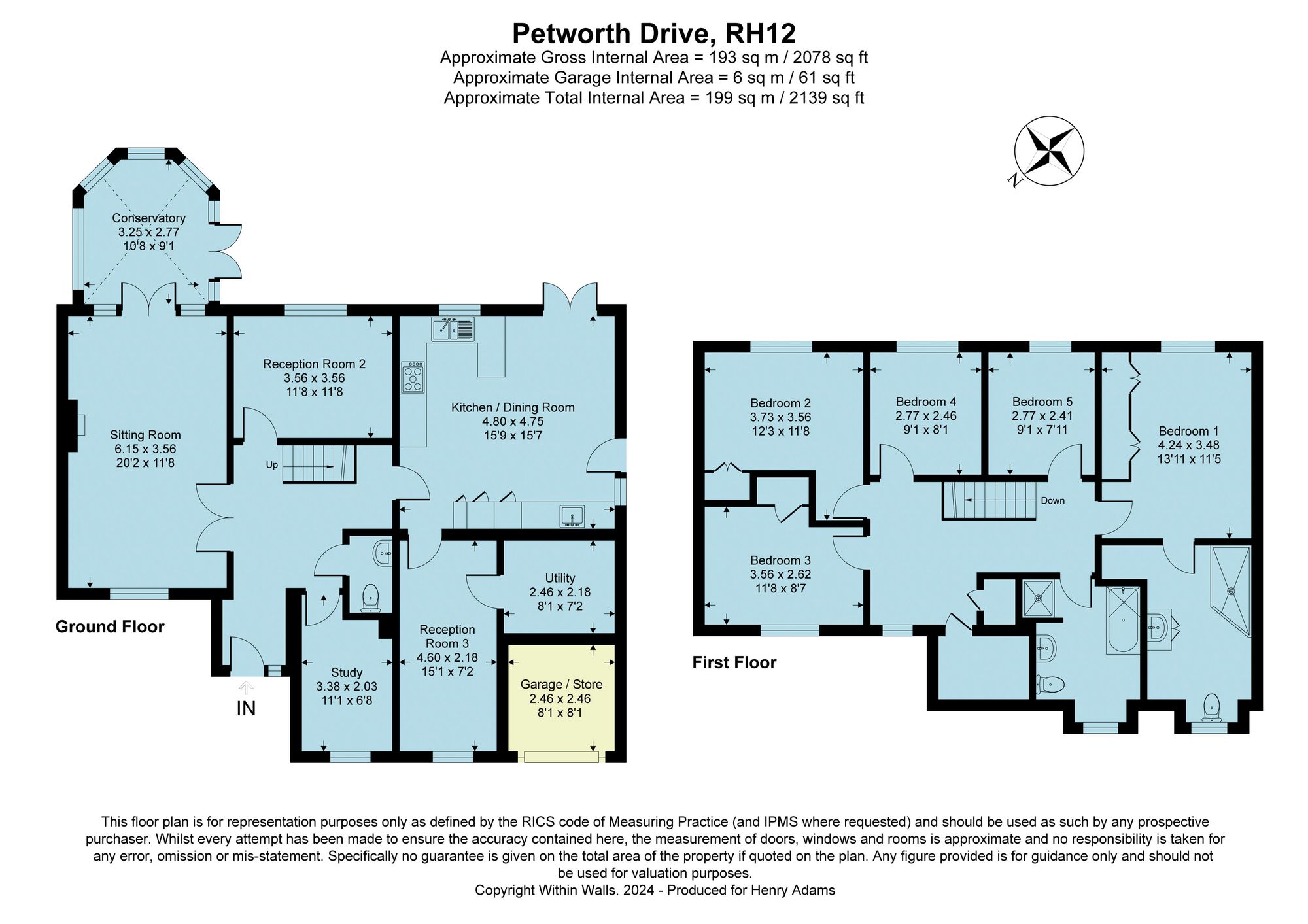 Petworth Drive, Horsham, RH12 floorplans