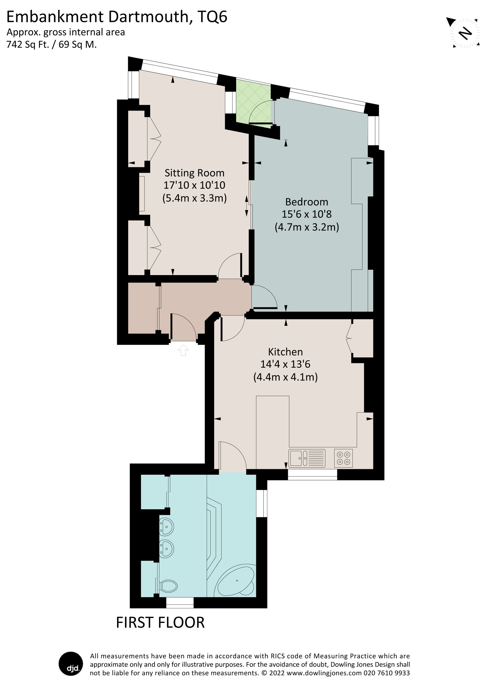 Clifton House, South Embankment, Dartmouth floorplan