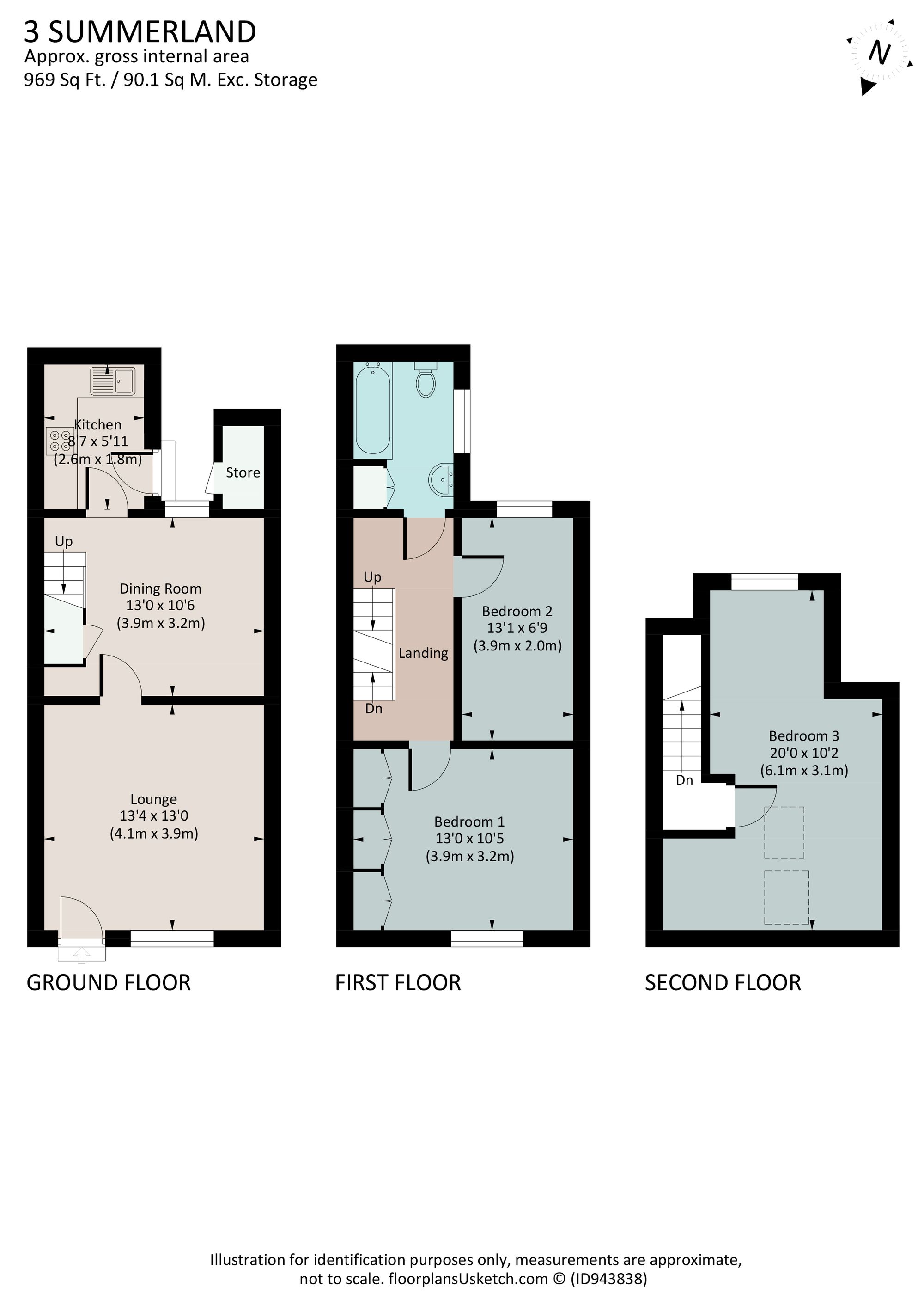 Summerland Terrace, Kingswear floorplan