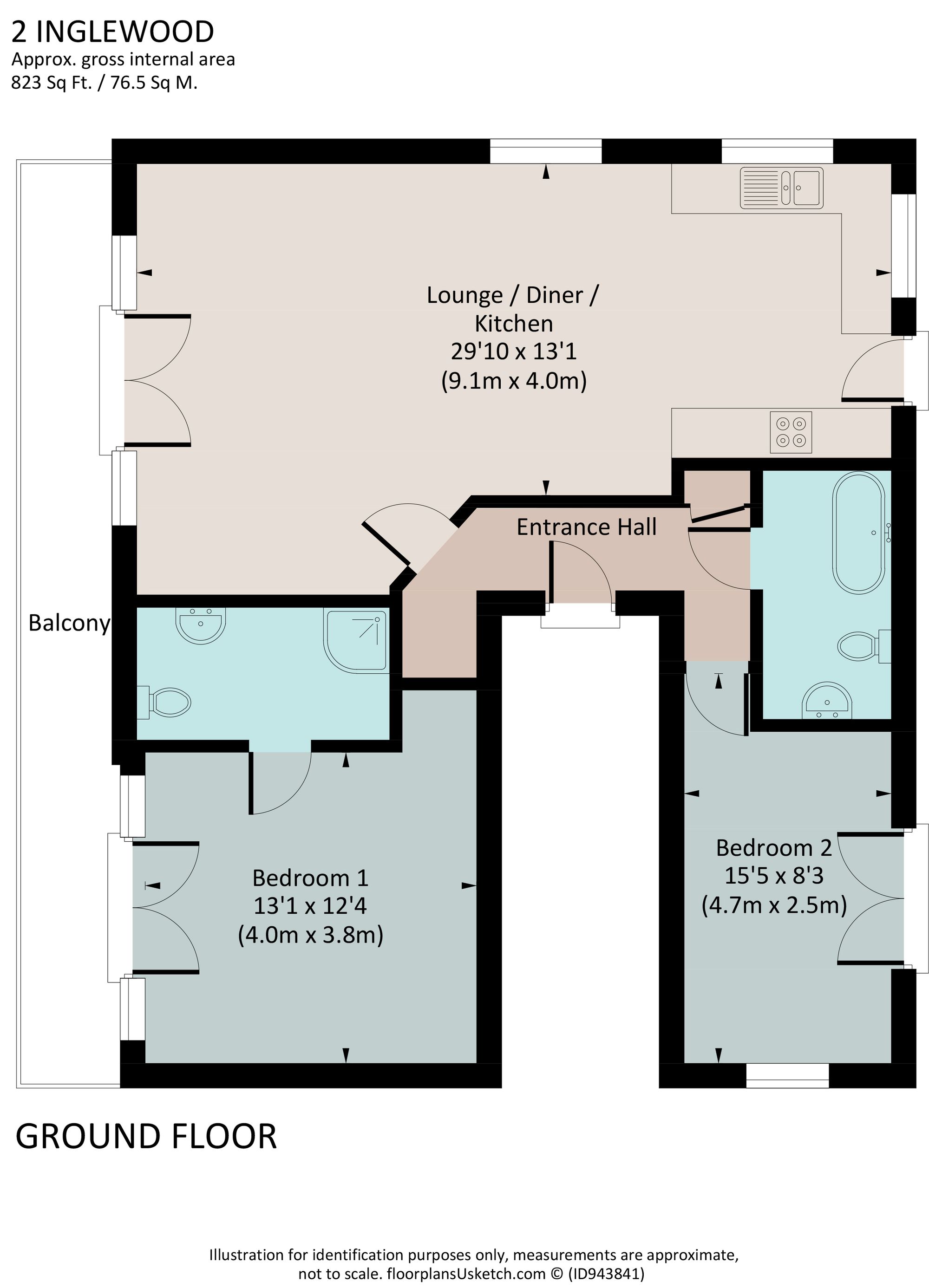 Inglewood Apartments, Kingswear floorplan