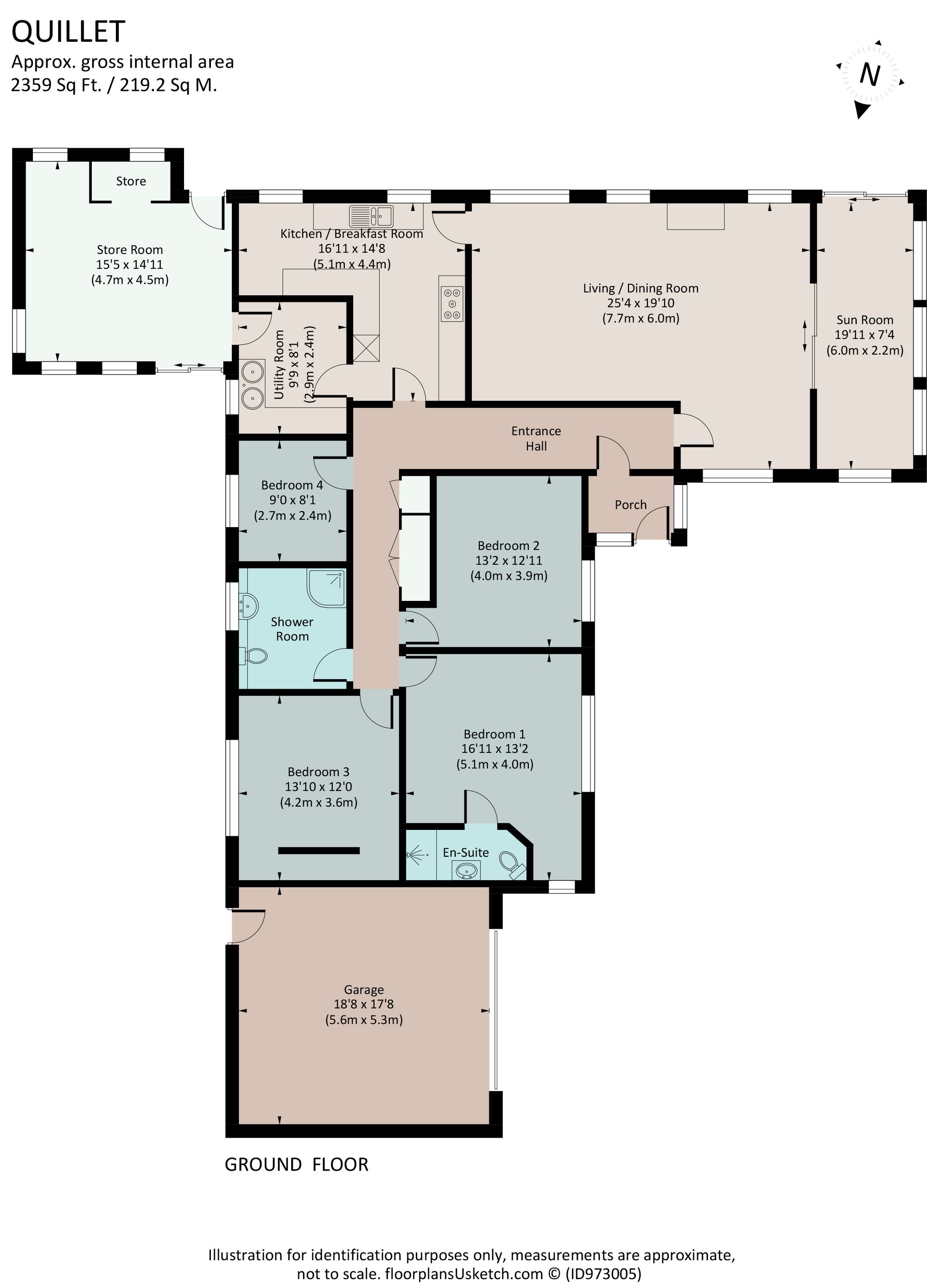 Quillet, Hillfield, Dartmouth floorplan