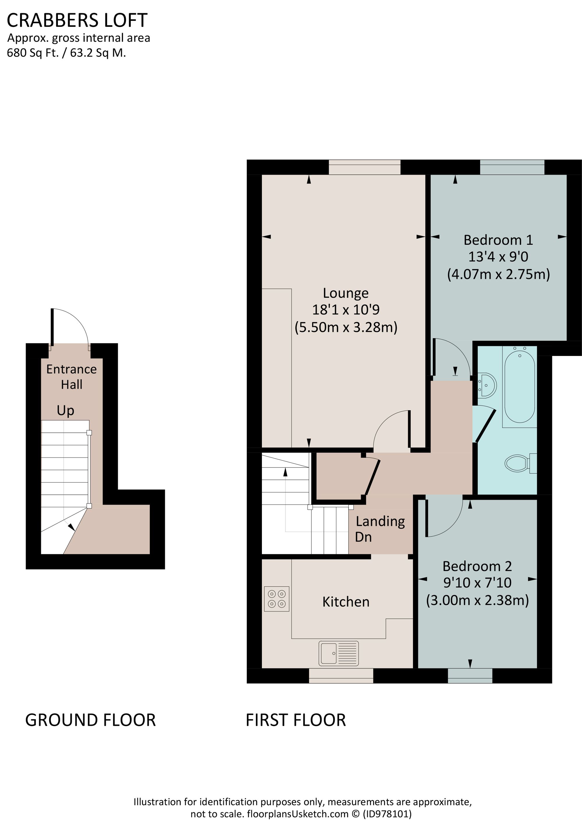 Crabbers Loft, Fore Street, Kingswear floorplan