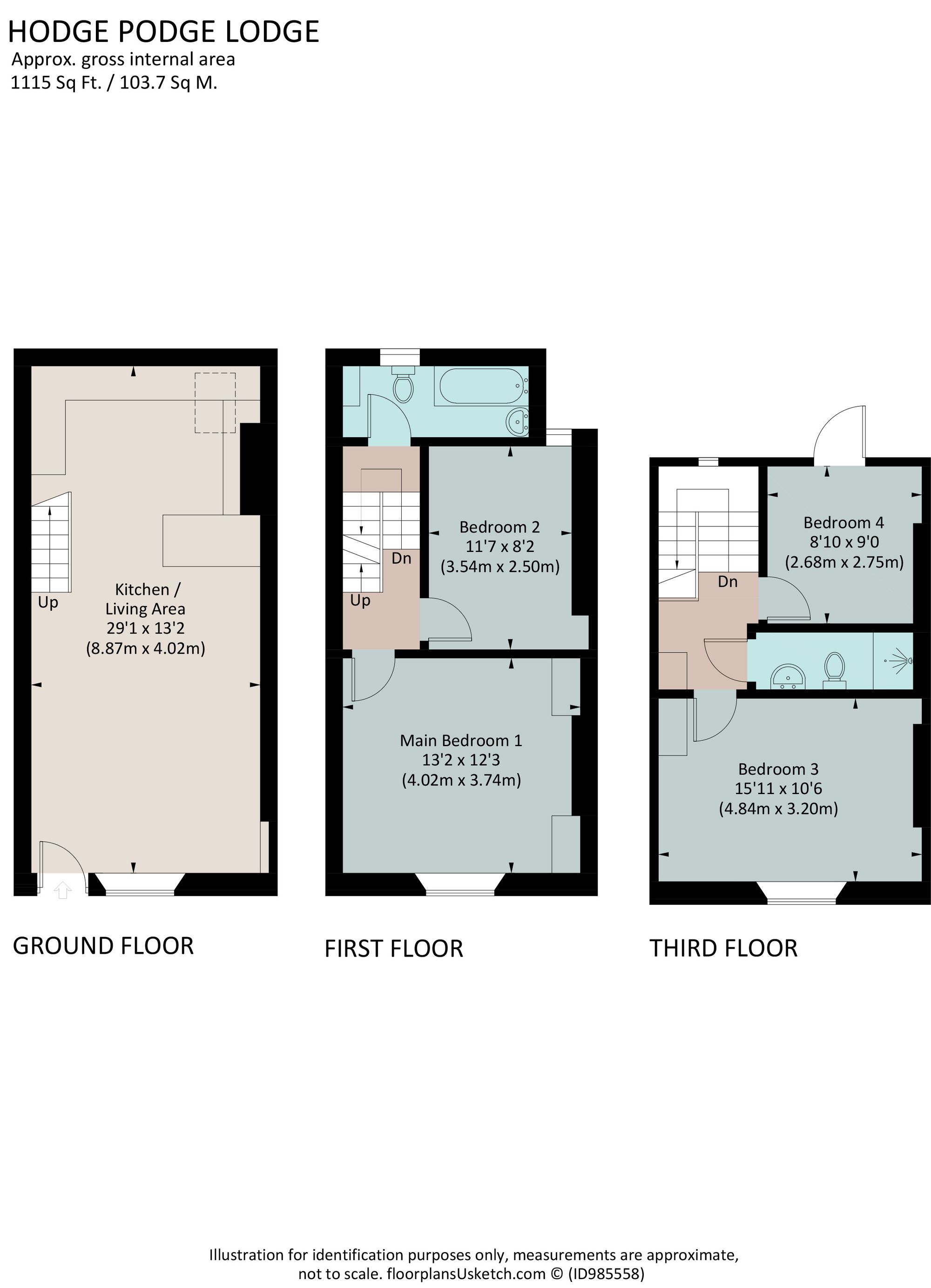 Hodge Podge Lodge, South Ford Road, Dartmouth floorplan