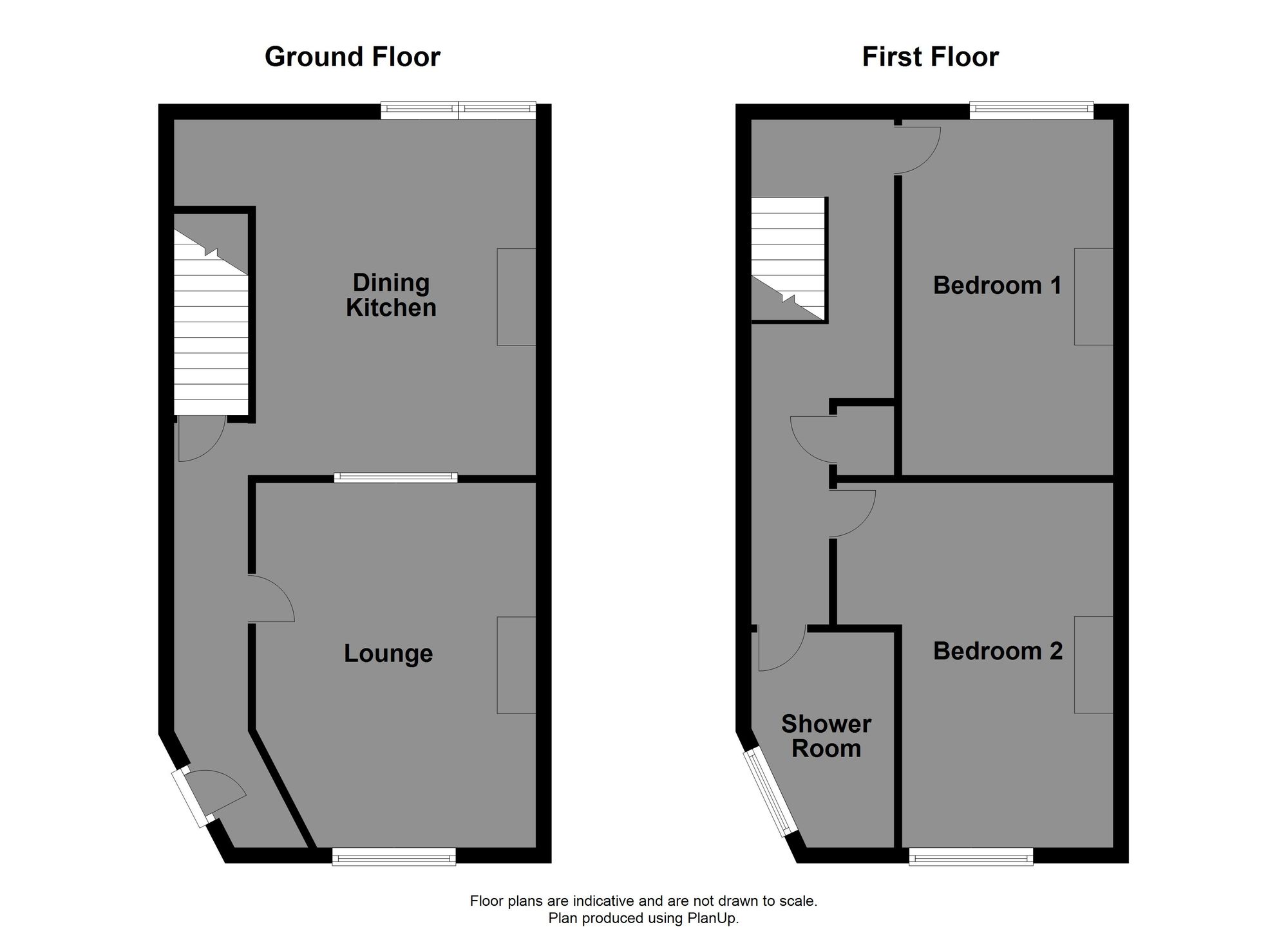 floorplan for High Street, Luddenden, HX2