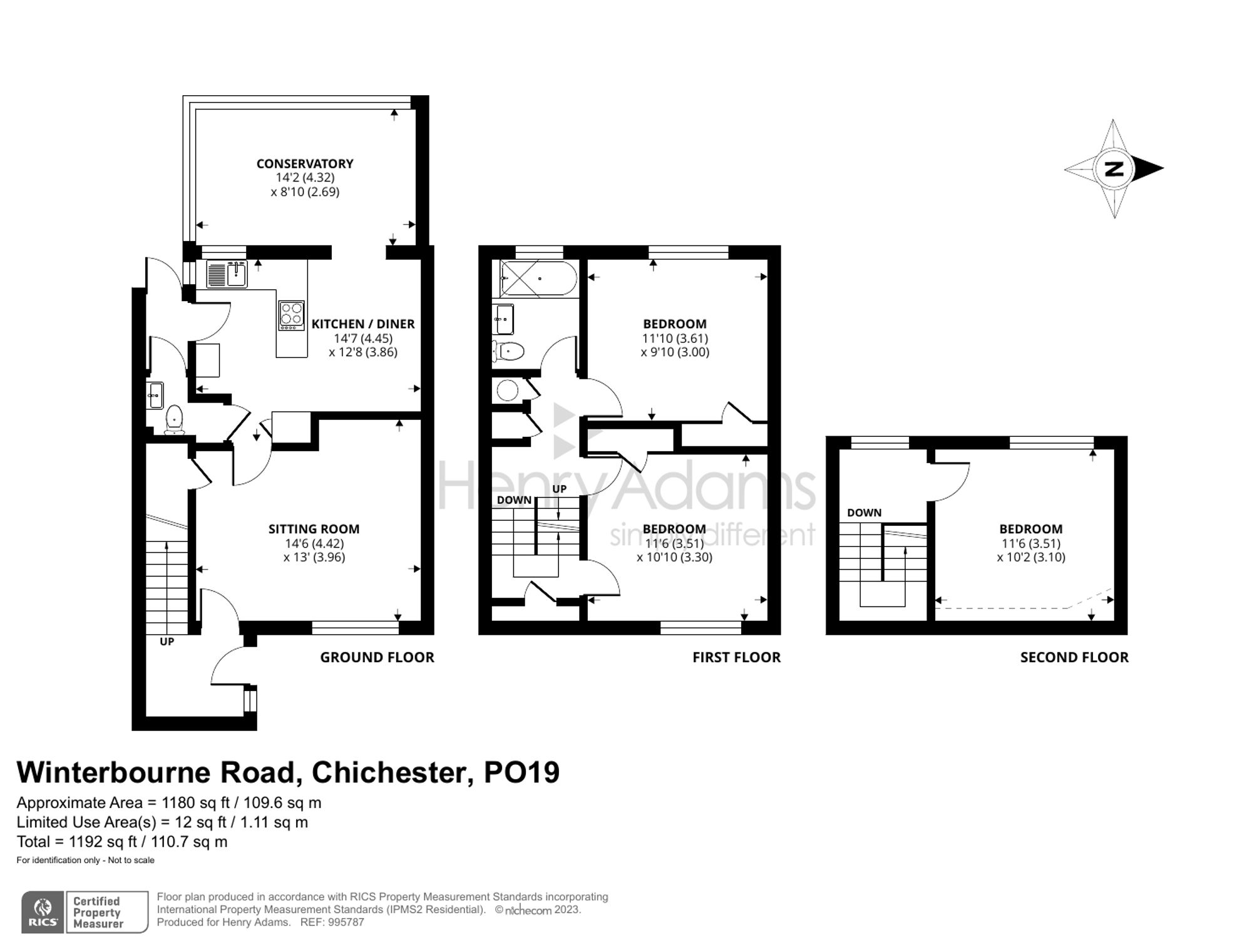 Winterbourne Road, Chichester, PO19 floorplans