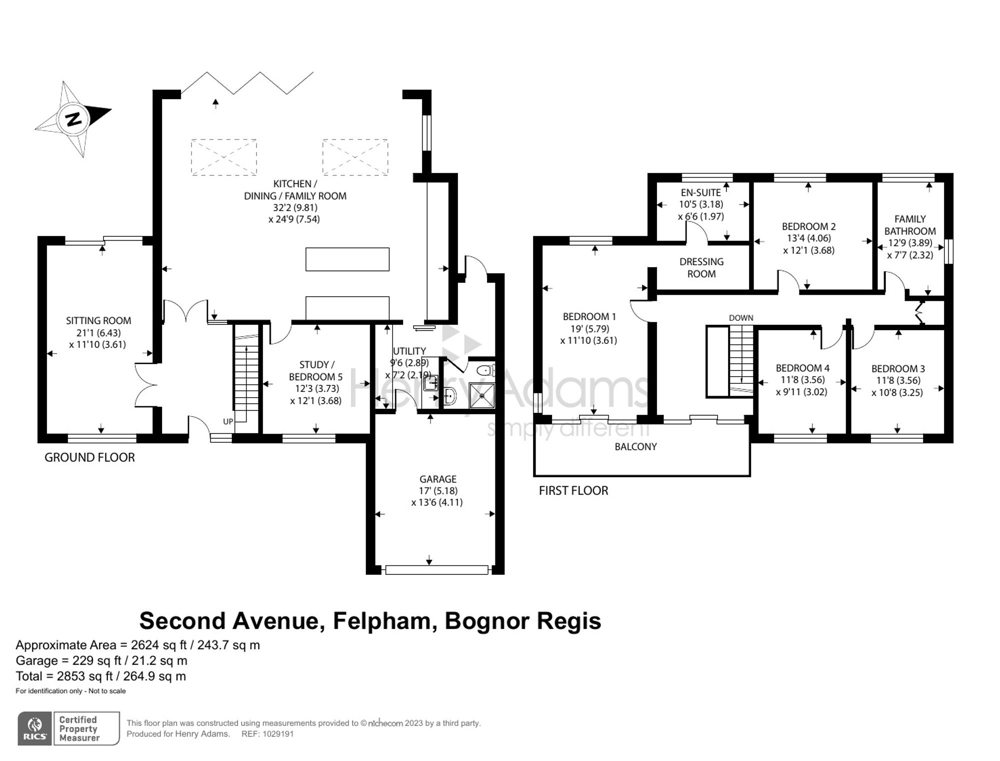 Second Avenue, Felpham floorplan