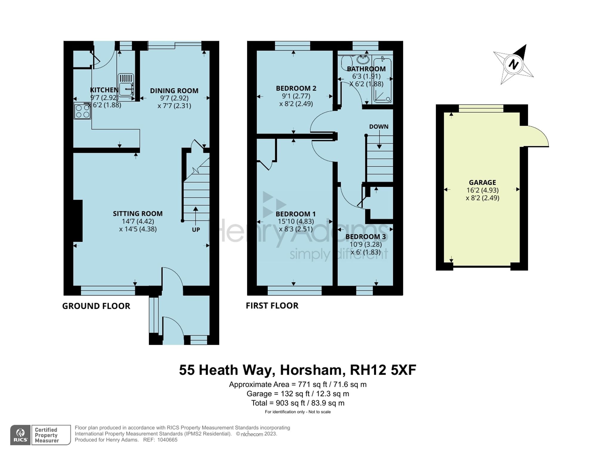 Heath Way, Horsham, RH12 floorplans