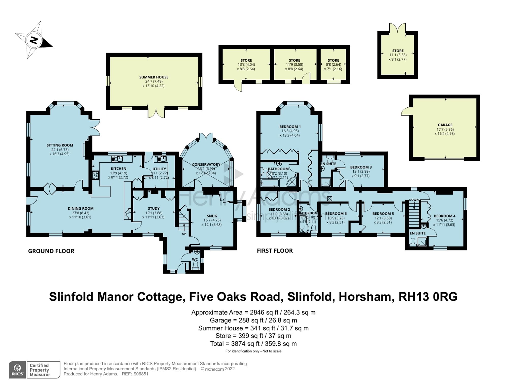 Five Oaks Road, Slinfold, RH13 floorplans