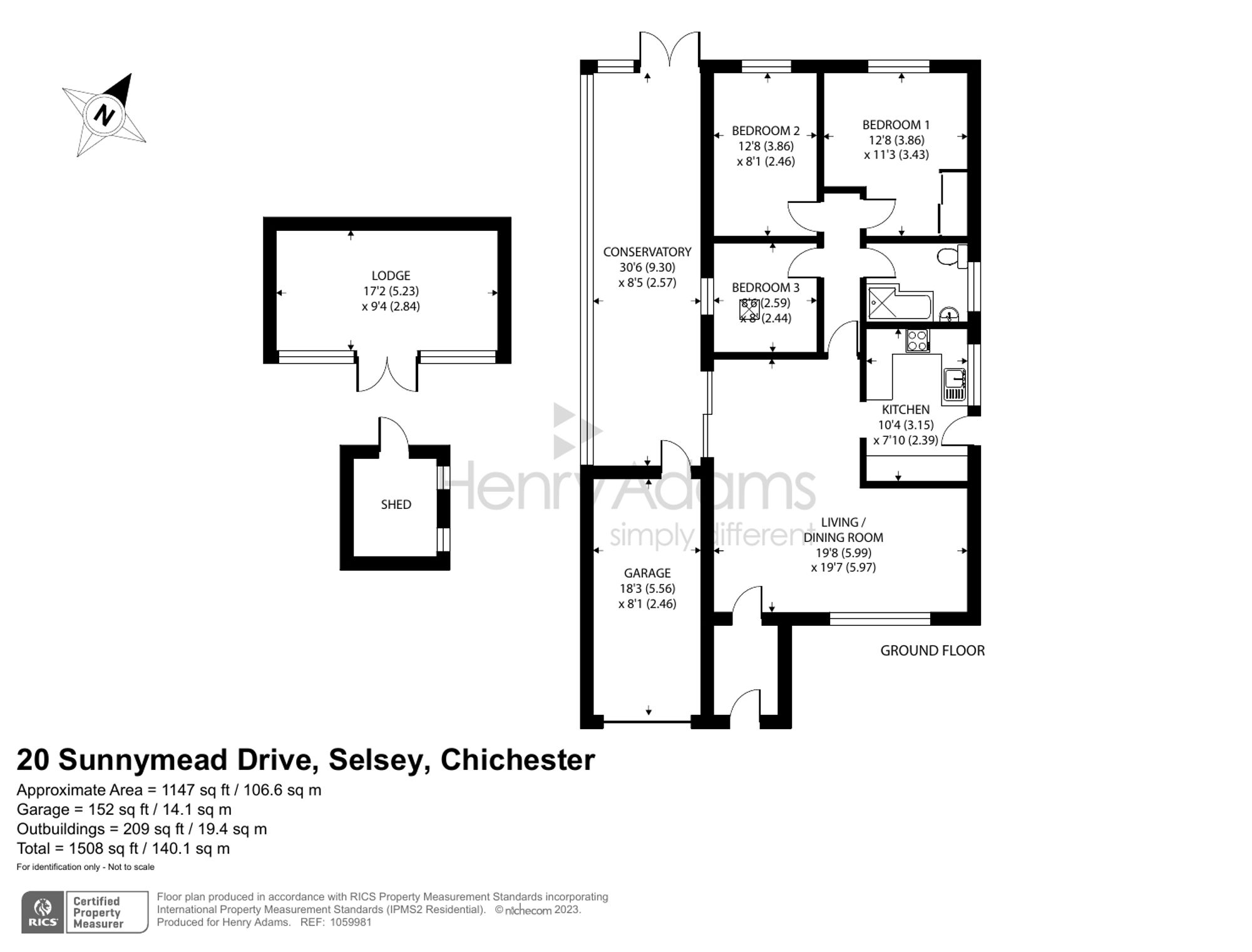 Sunnymead Drive, Selsey, PO20 floorplans
