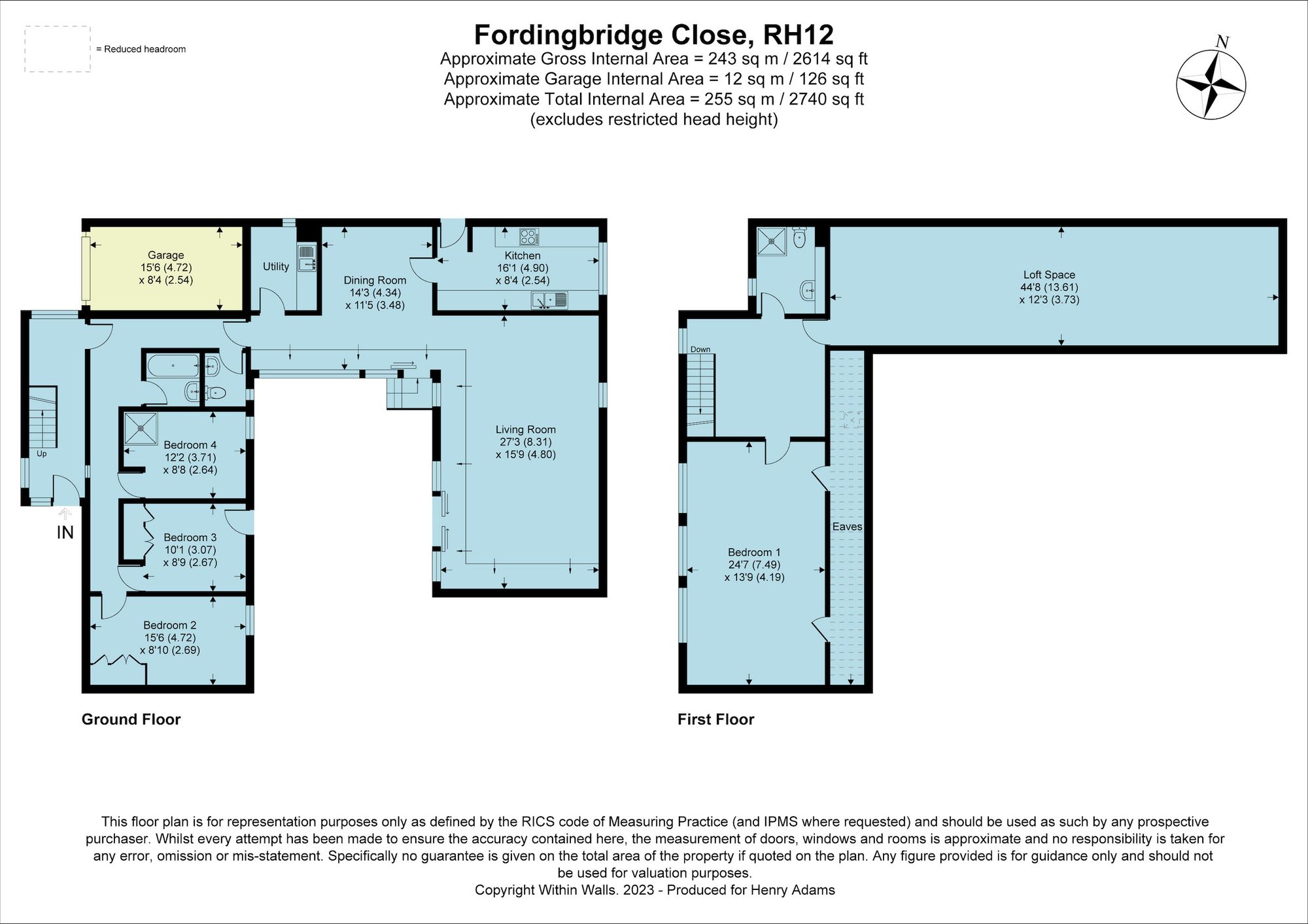Fordingbridge Close, Horsham, RH12 floorplans