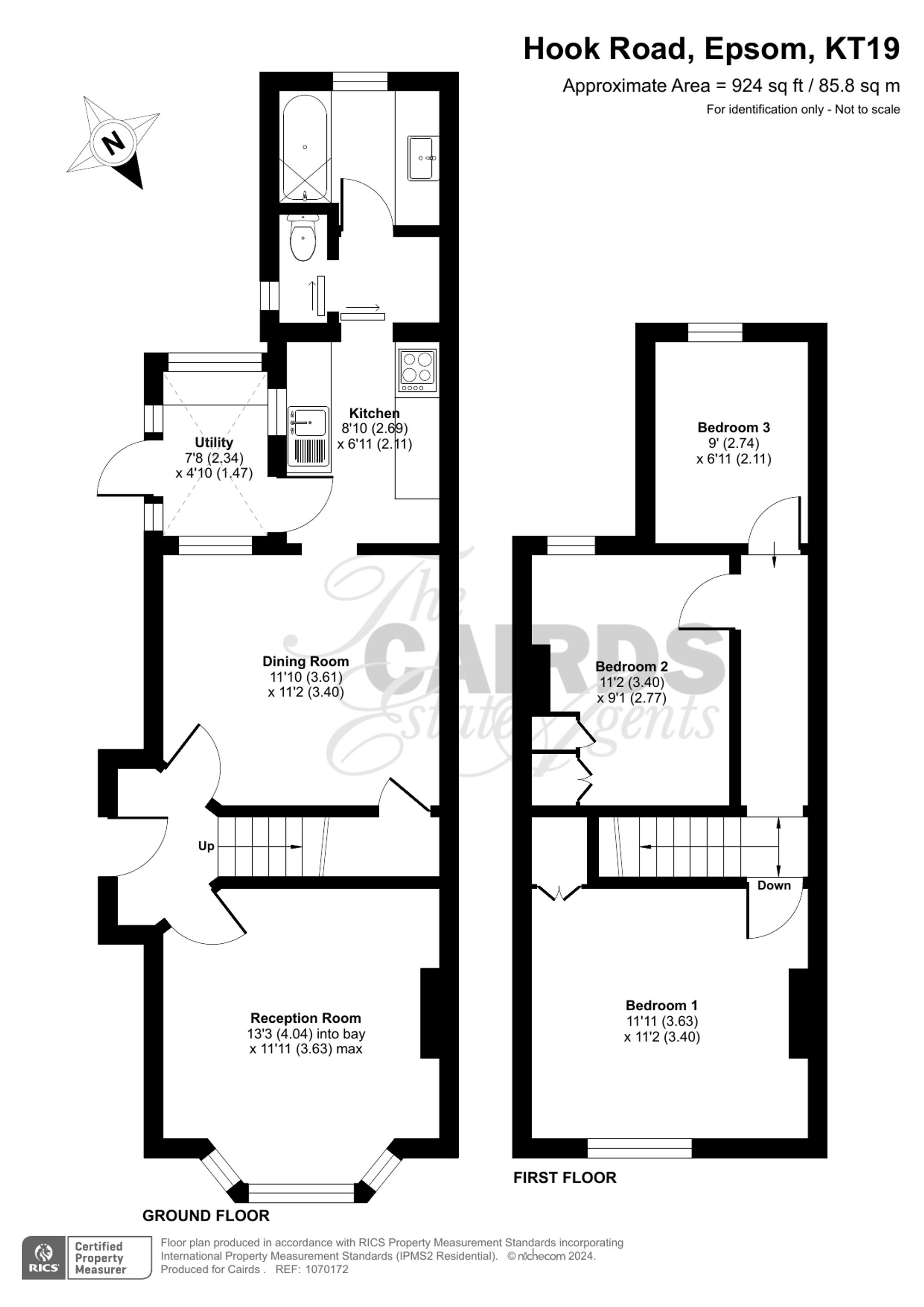 Hook Road, Epsom, KT19 Cairds Estate Agents