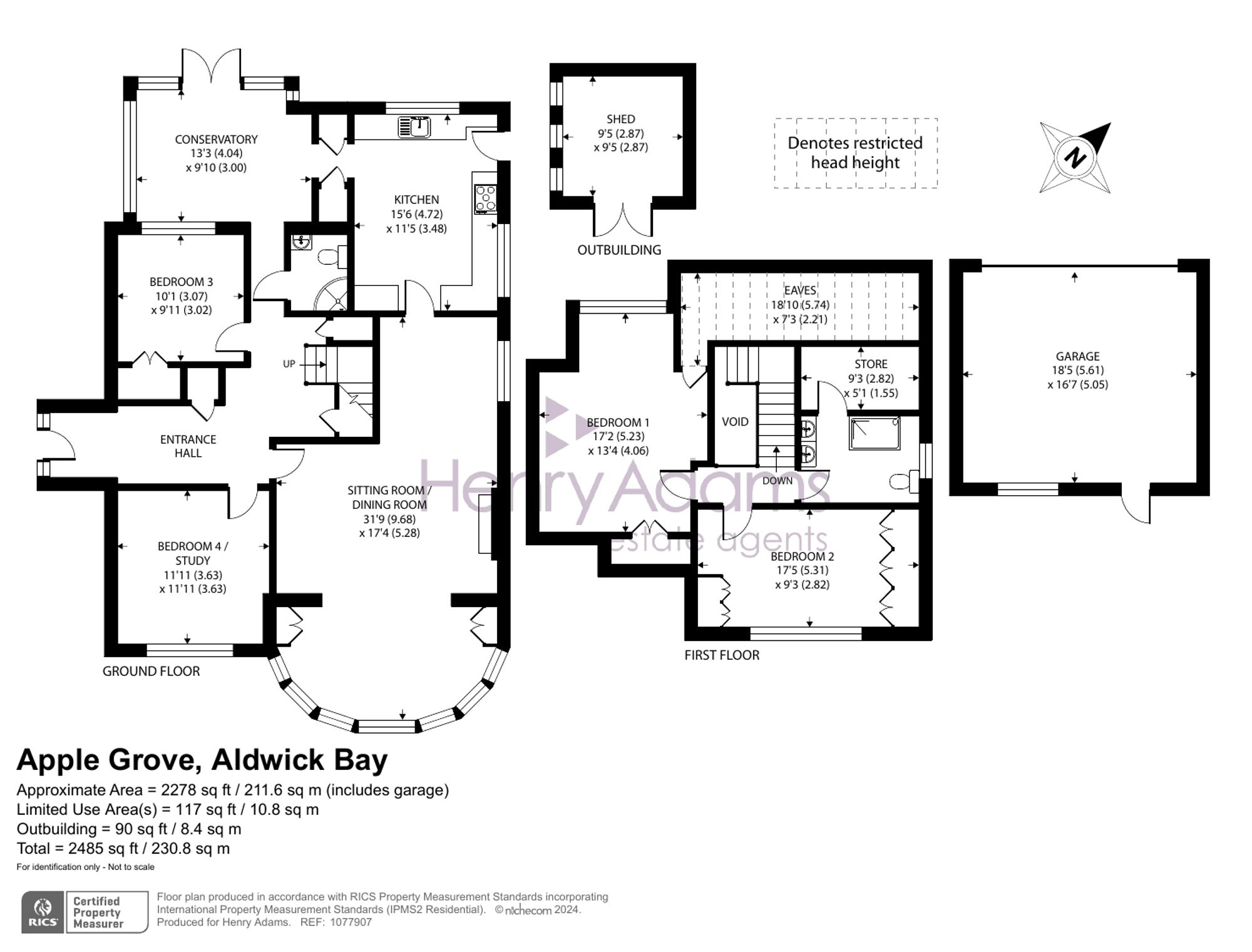 Apple Grove, Aldwick Bay Estate floorplan
