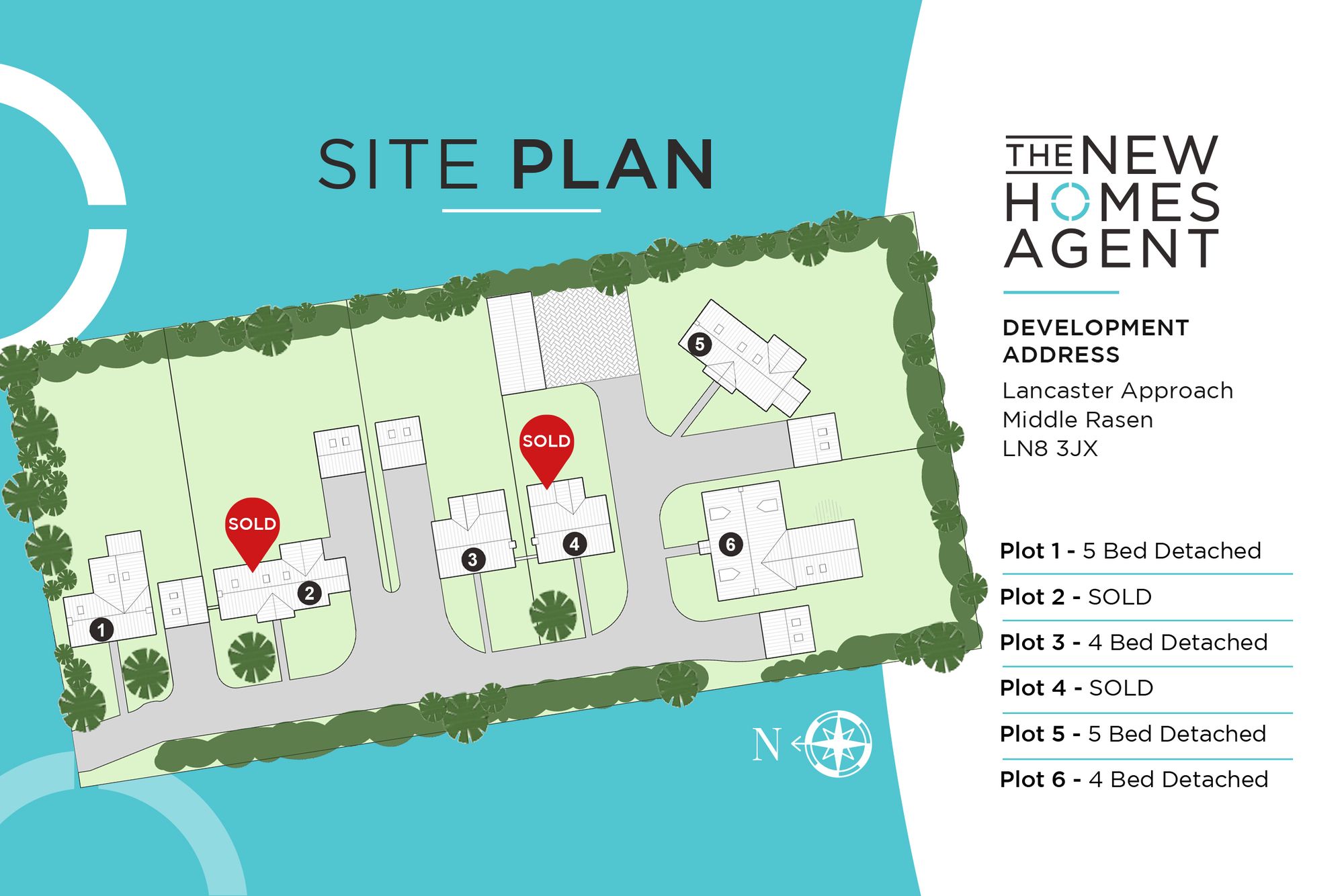 Plot 3, Lancaster Approach, Middle Rasen The New Homes Agent