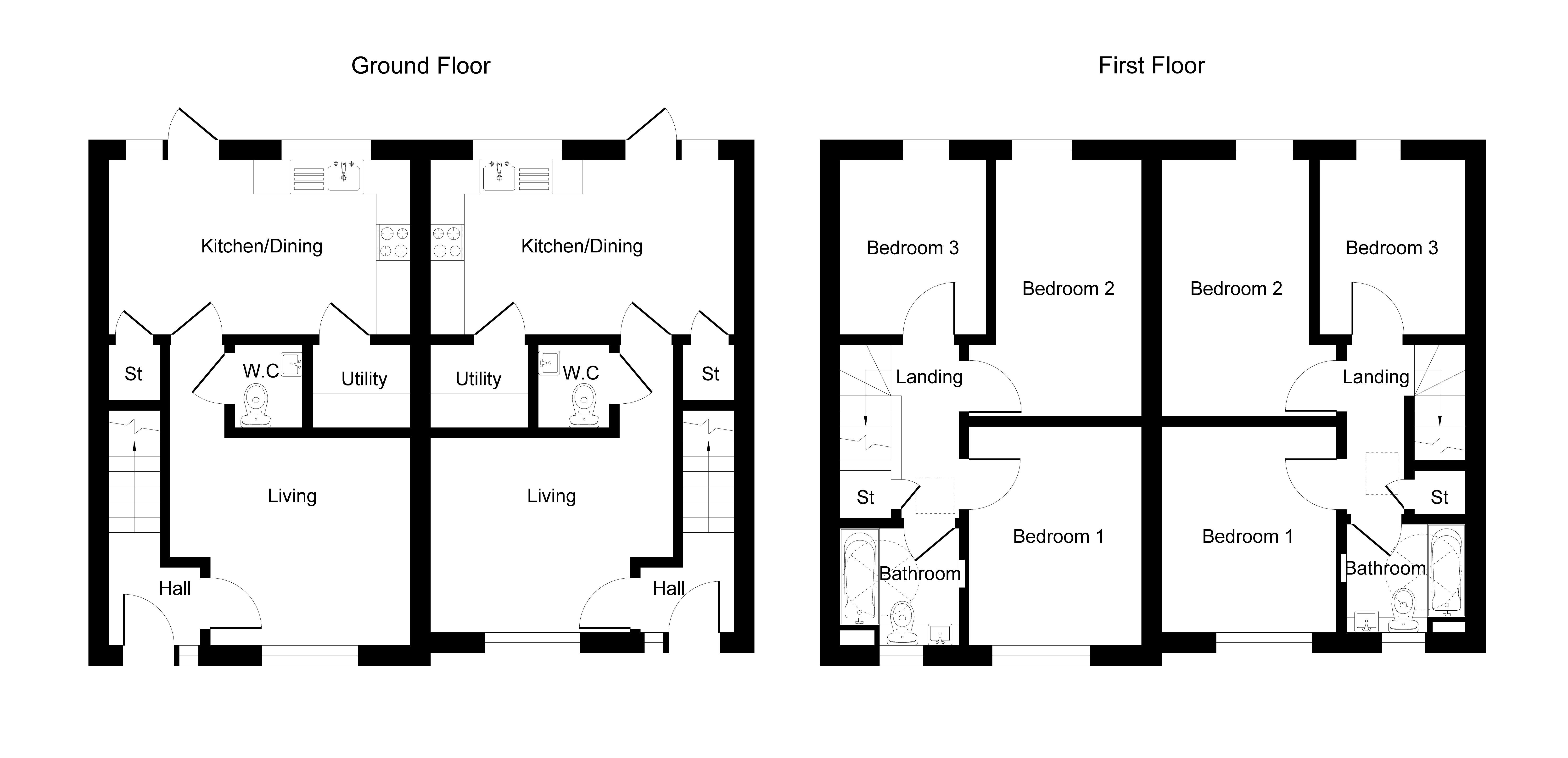 Plot 1 The Willow, Eccleston Green, Eccleston Floor Plan