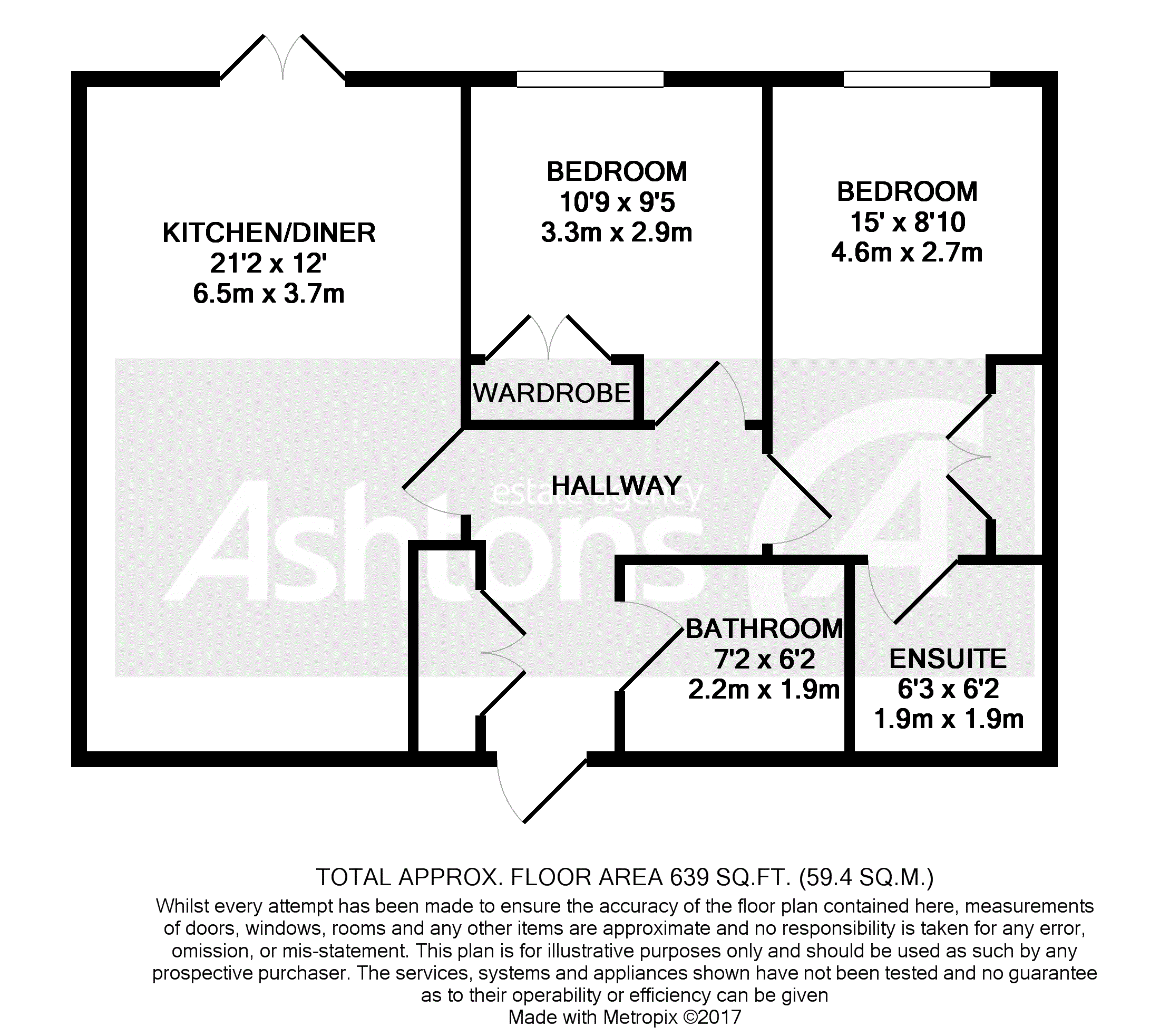 Flat 16, Warrington Floor Plan