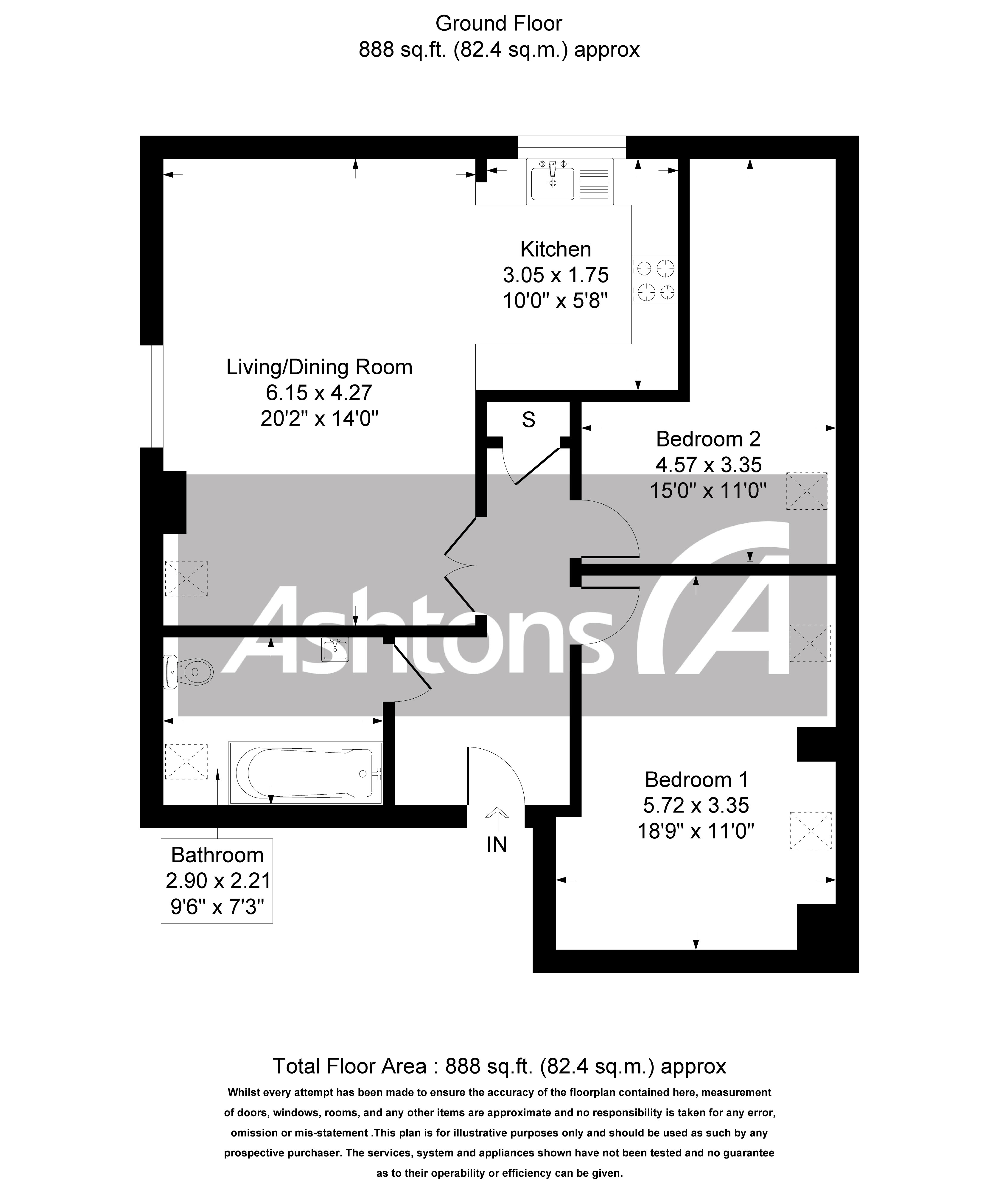 Apartment 11, Wigan Floor Plan