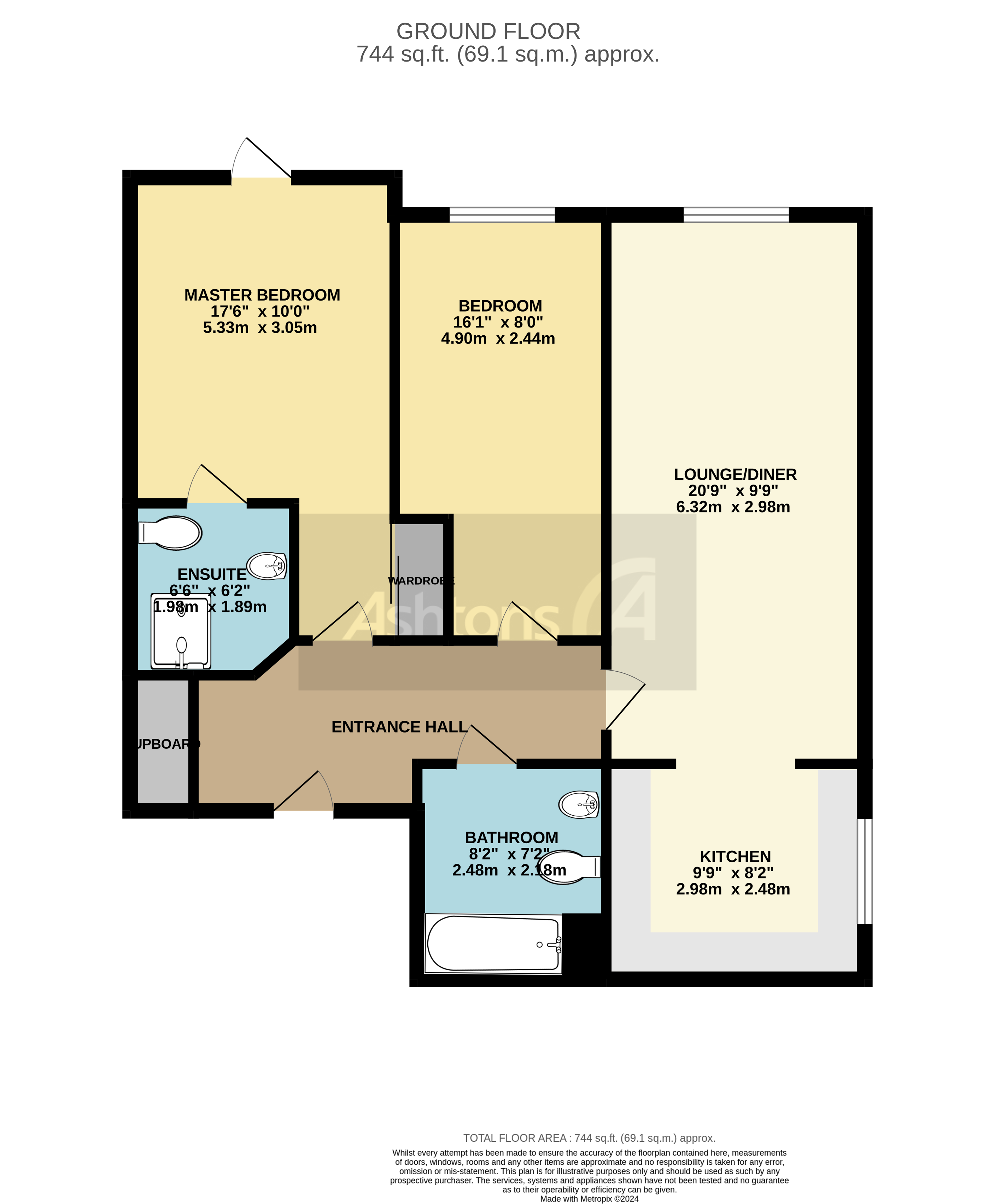 Apartment 12, Warrington Floor Plan