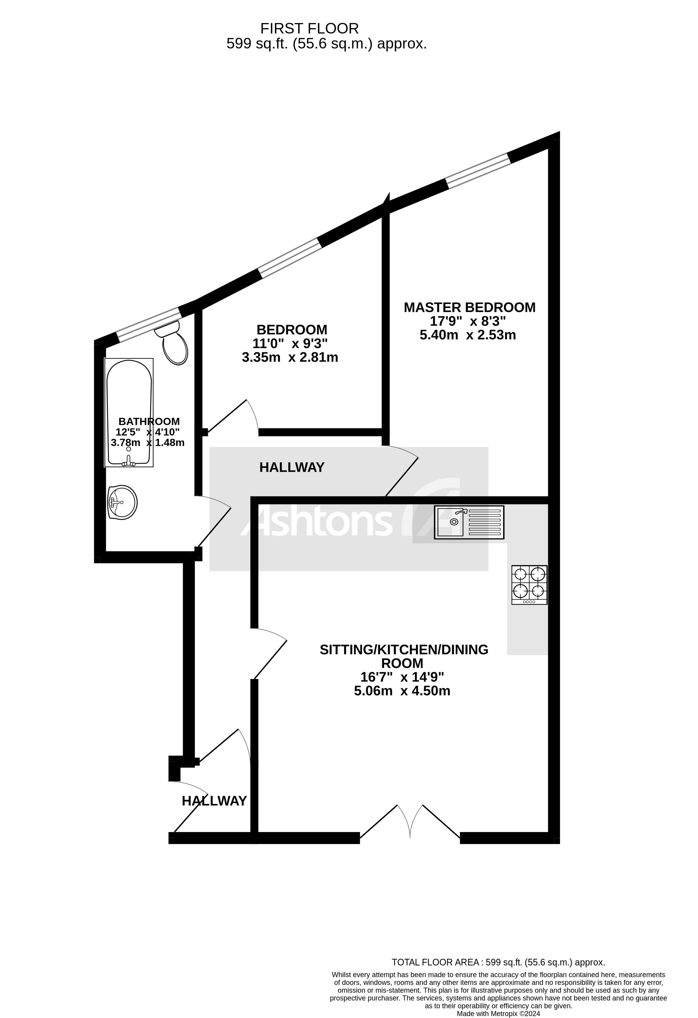 Apartment 9, St. Helens Floor Plan