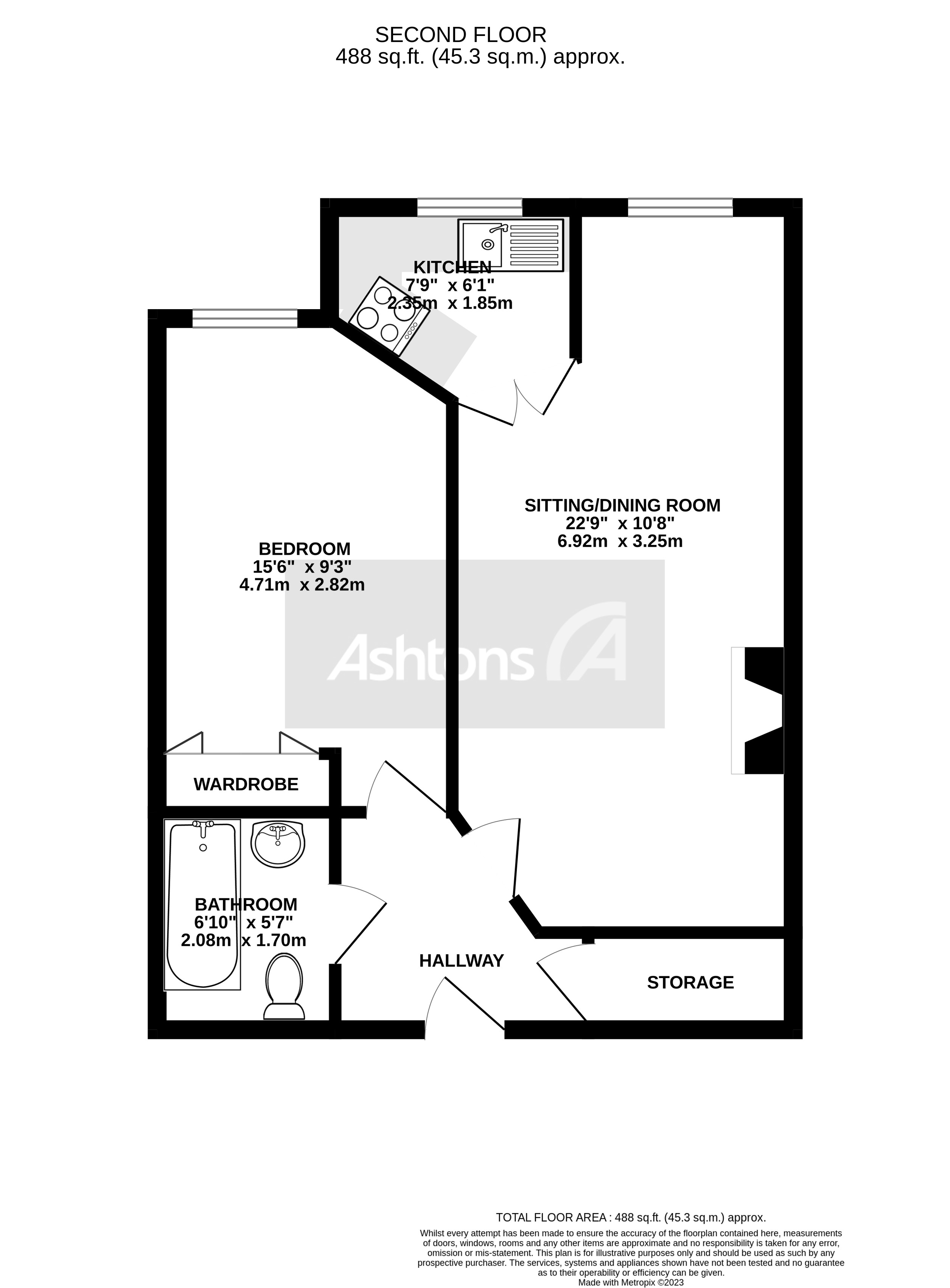 Apartment 32, St. Helens Floor Plan