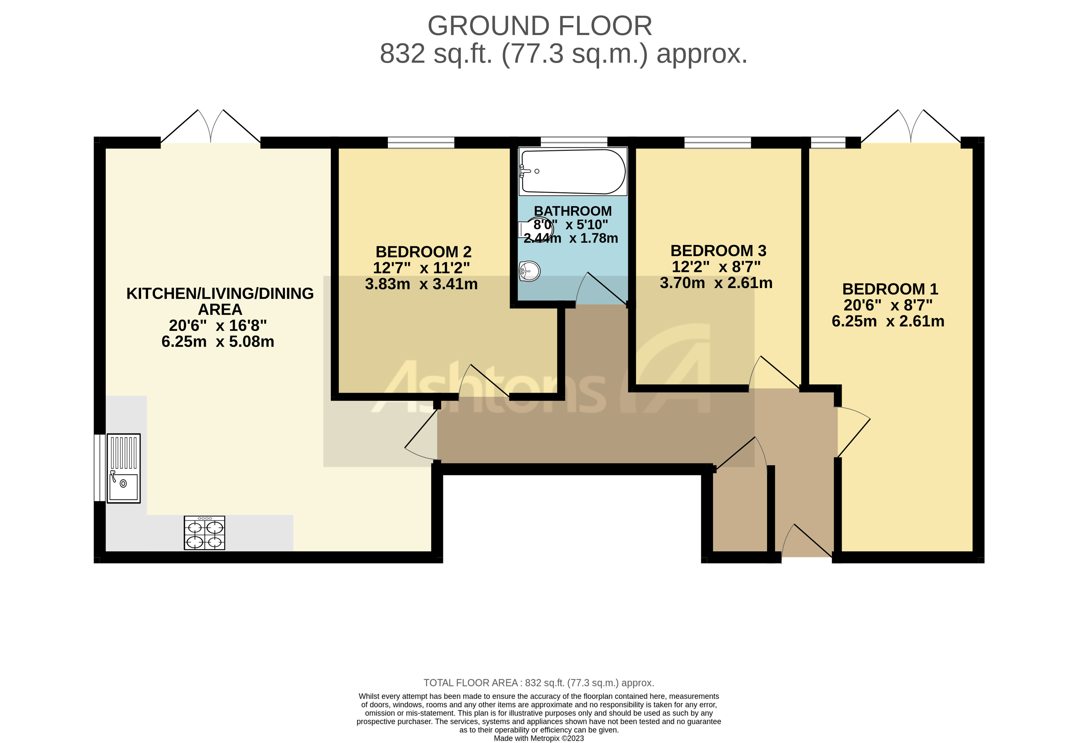 Apartment 6, Newton-Le-Willows Floor Plan