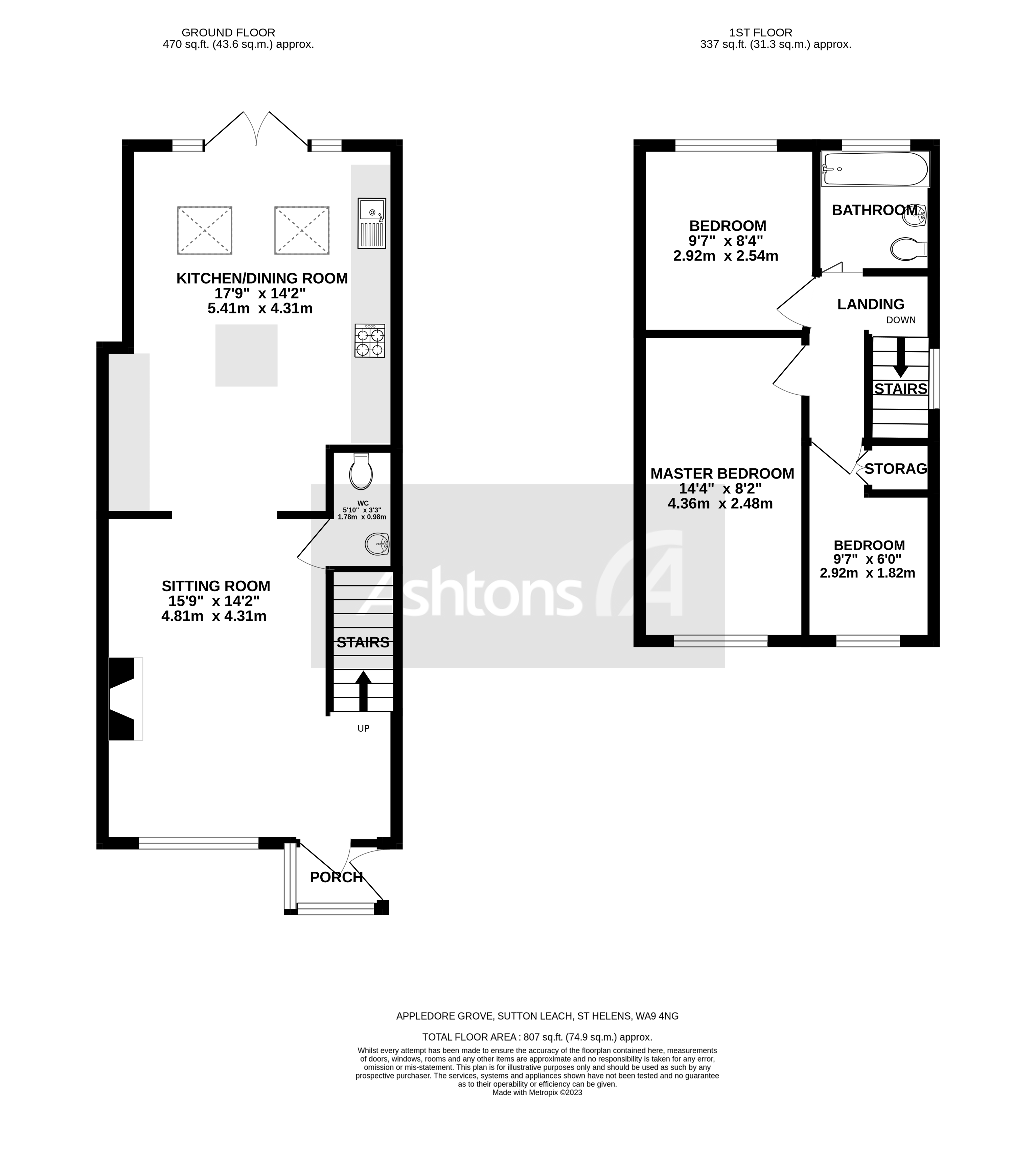 Appledore Grove, St. Helens Floor Plan
