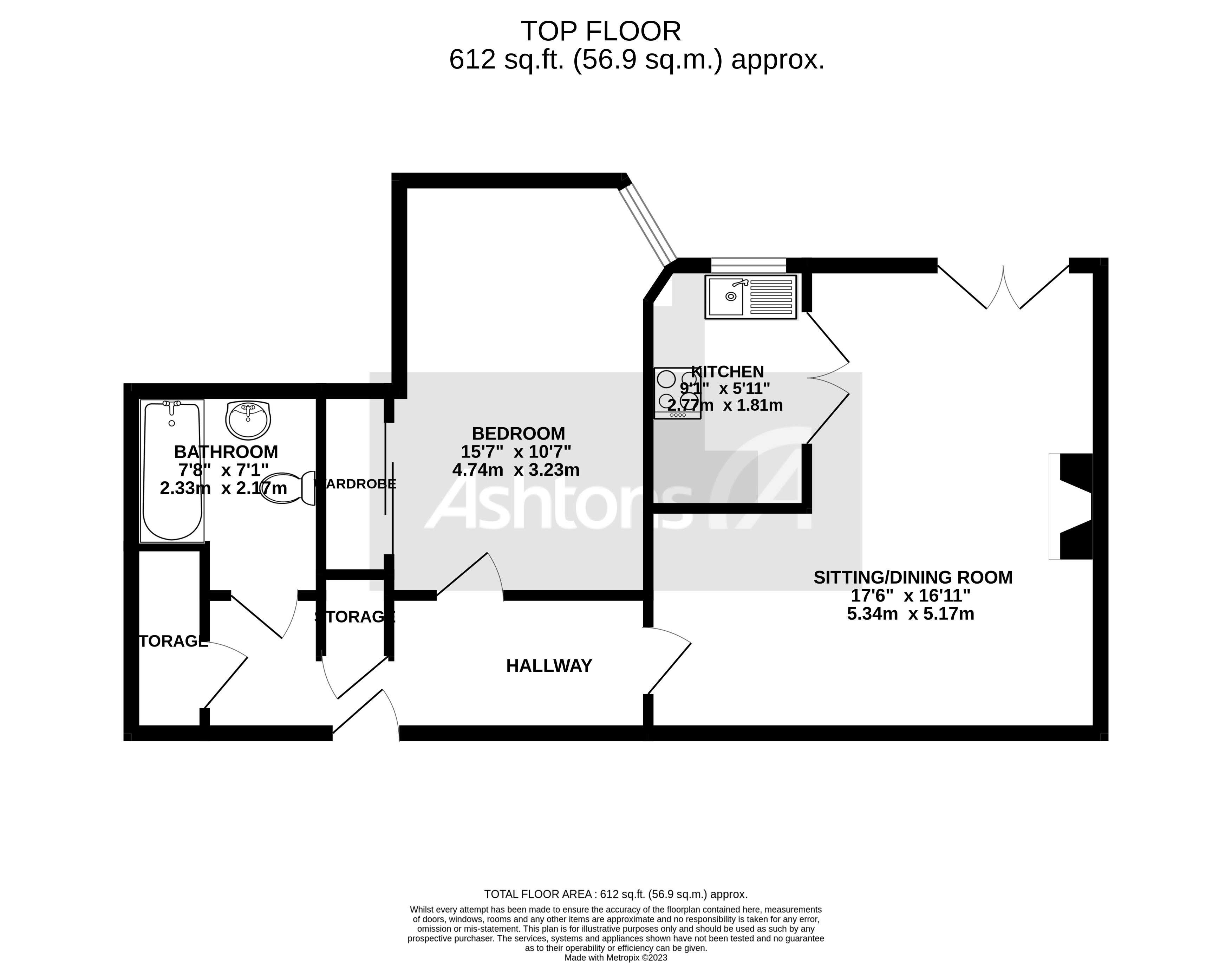 Apartment 37, St. Helens Floor Plan