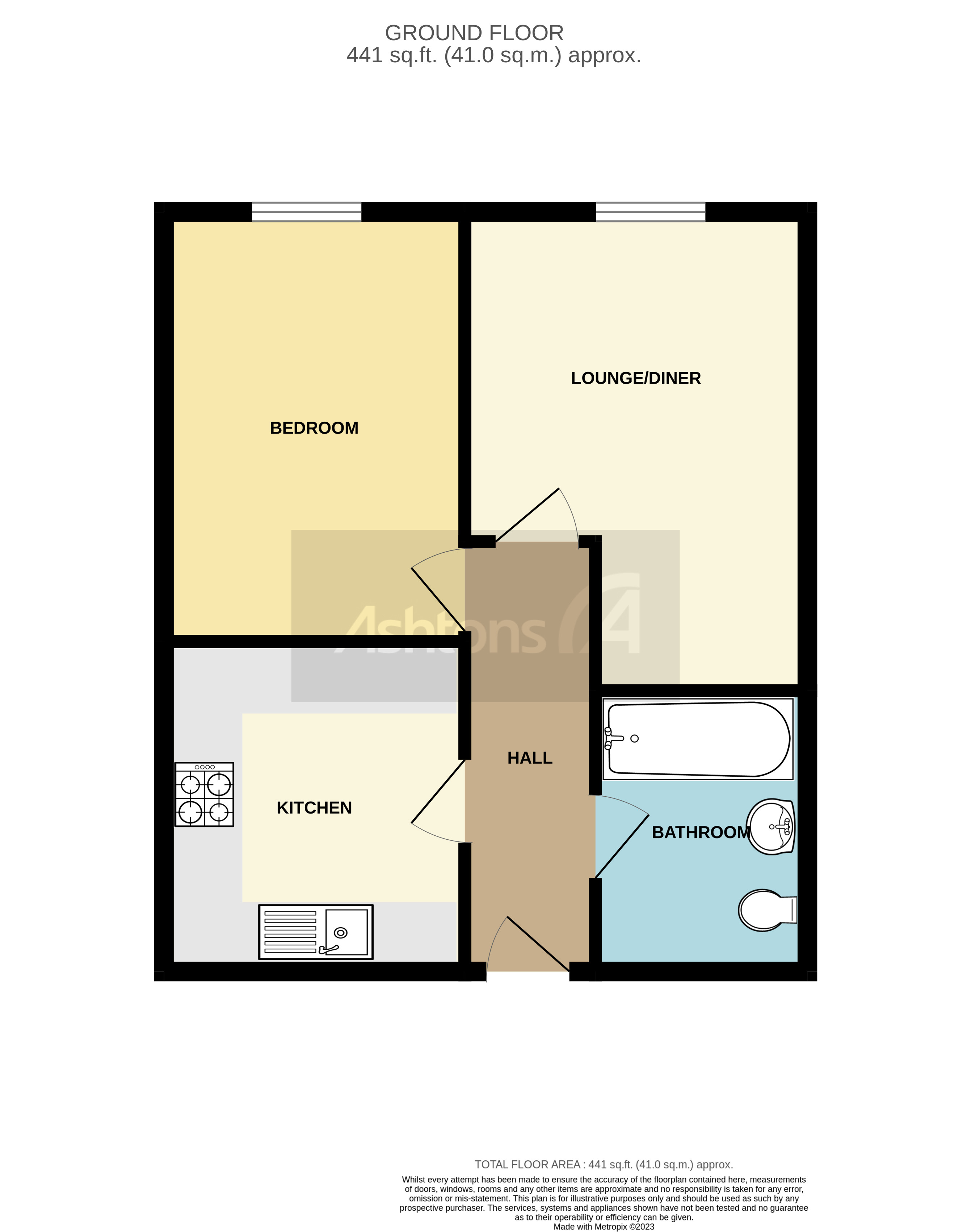 Apartment 3, Wigan Floor Plan