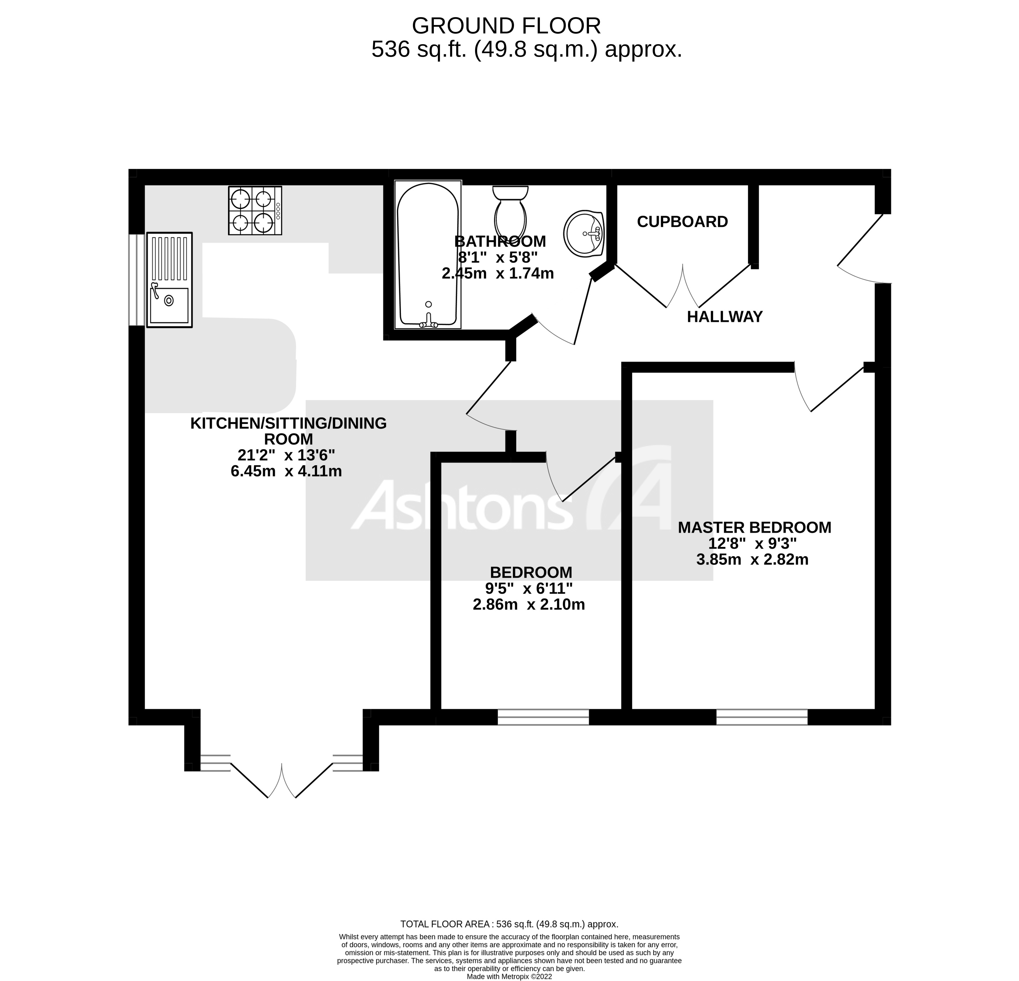 Apartment 6, St. Helens Floor Plan